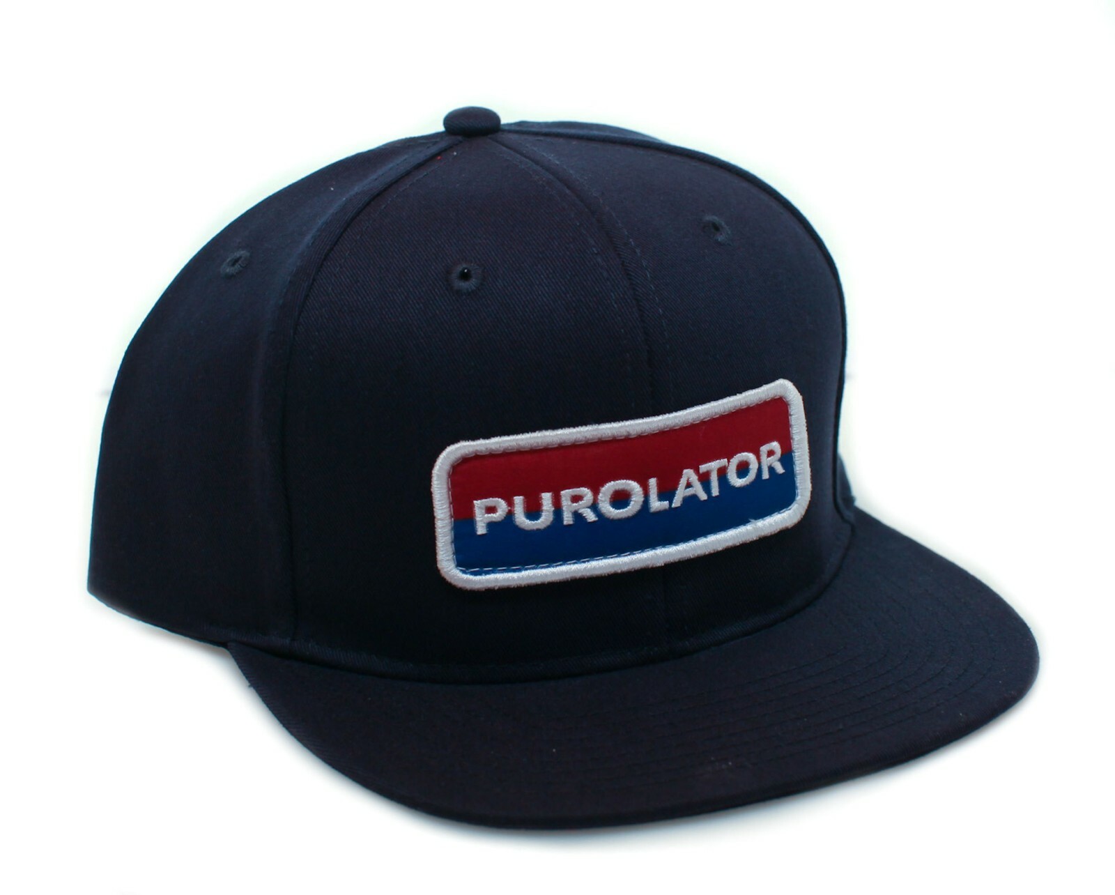 Purolator Hat Days of Thunder Racing Car Team Gabardine Embroidered Cap Navy