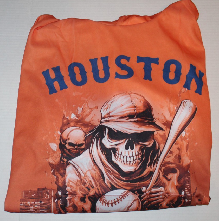 Houston Orange Pullover Hoodie Size L New without Tags