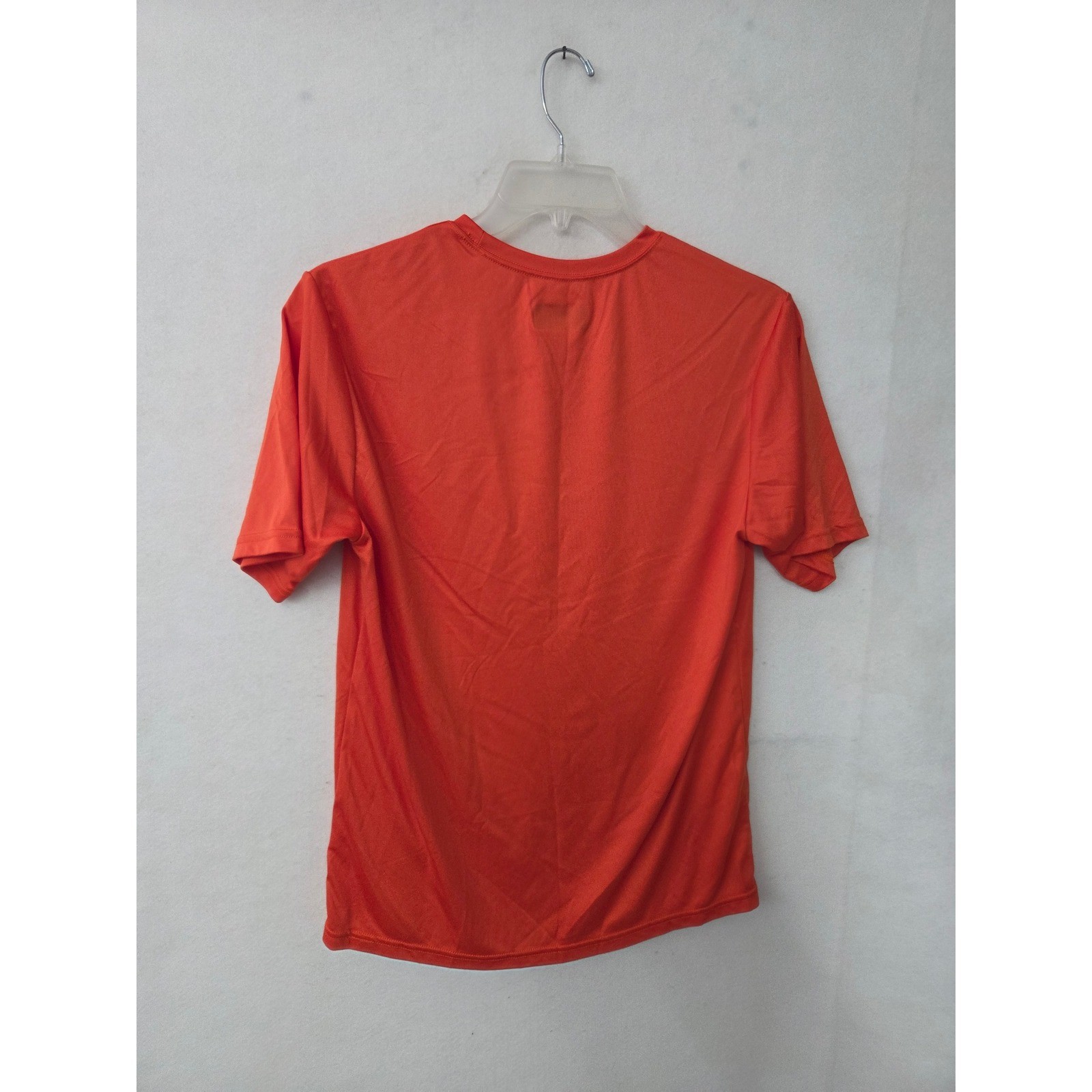 A4 Elite 7v7 Shirt Mens Medium Orange Graphic Cooling Performance Tee N3142
