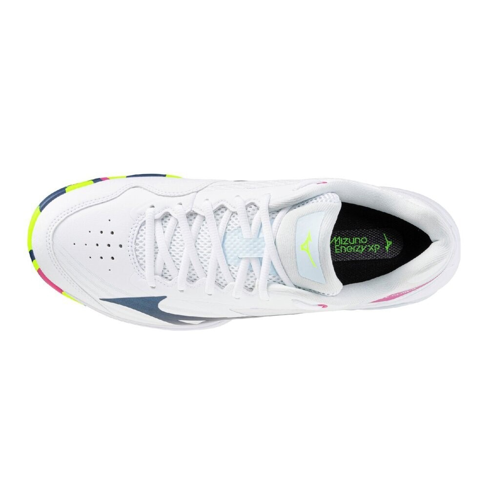Mizuno Badminton Shoes WAVE CLAW 4 White / Ice Blue 71GA264302 WIDE 2026