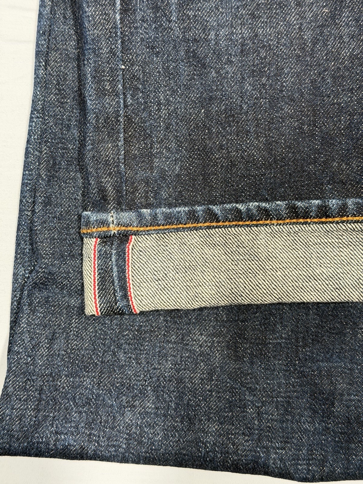 Gap 1969 Selvedge Jeans Men 30×30, Denim Blue, Button Fly, Made in Italy