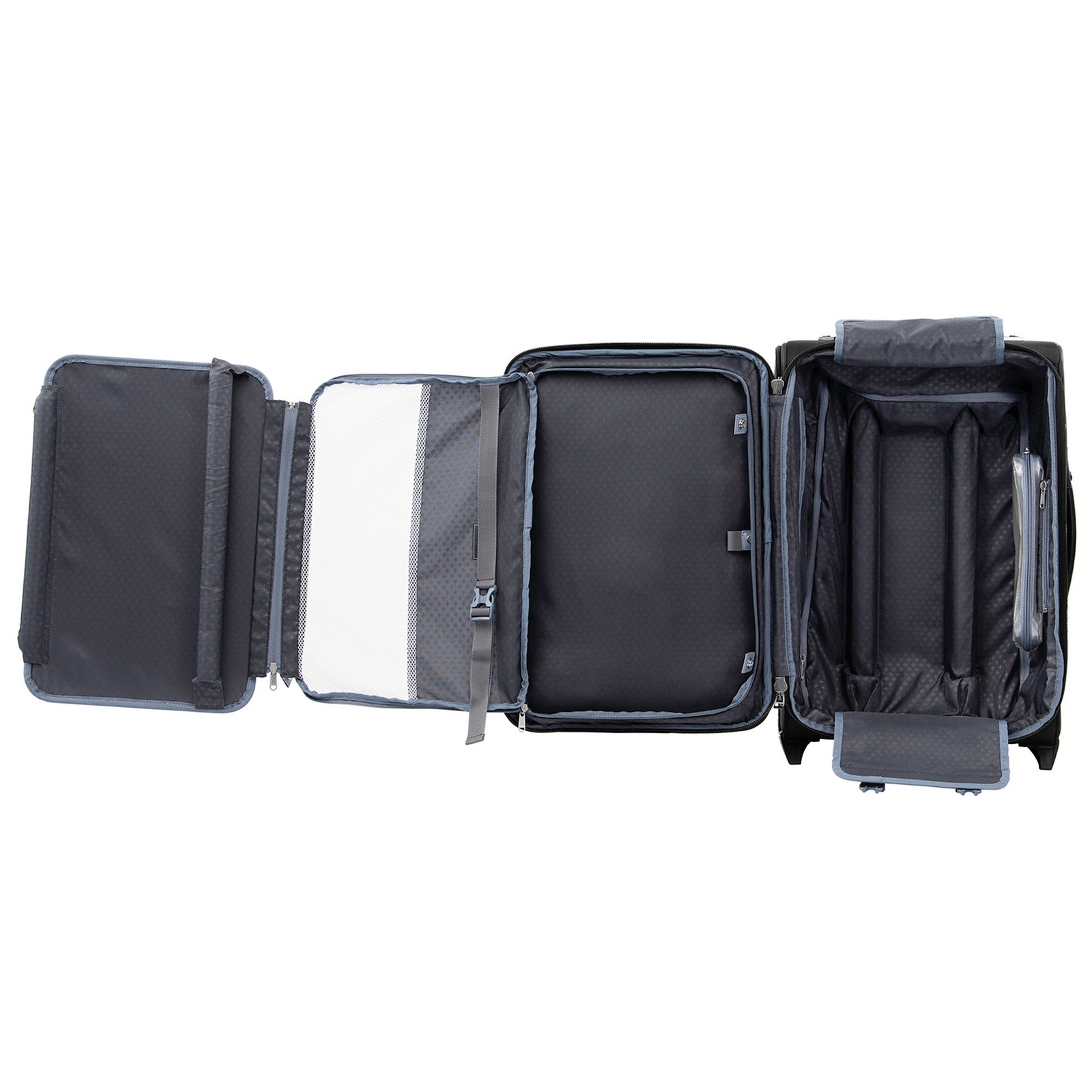 Travelpro Platinum Elite Softside Expandable Luggage, 2 Wheel Black 22 Inch U1