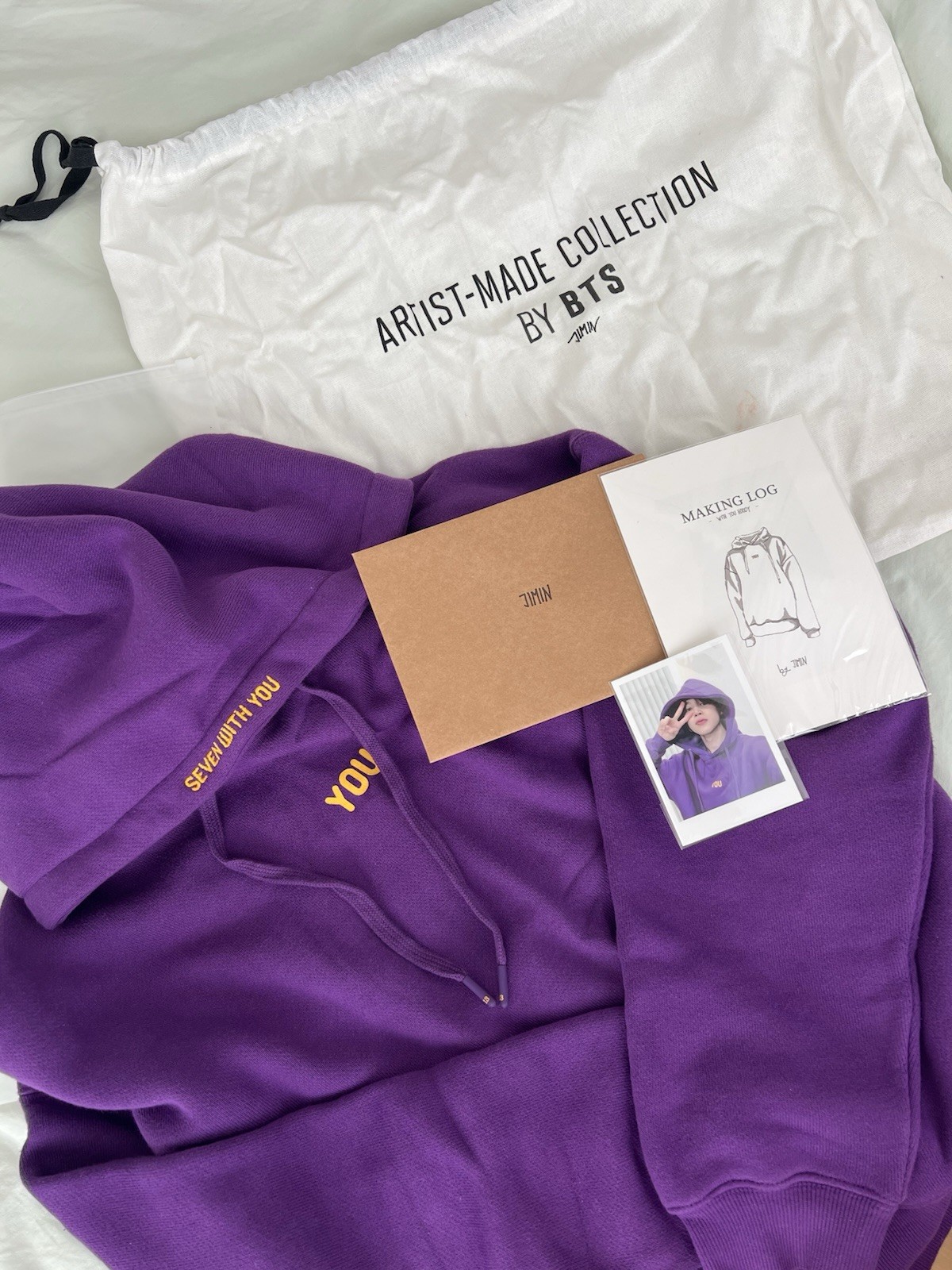 [Brand new] BTS Artist Made Merch by Jimin Purple Hoodie, all inclusions