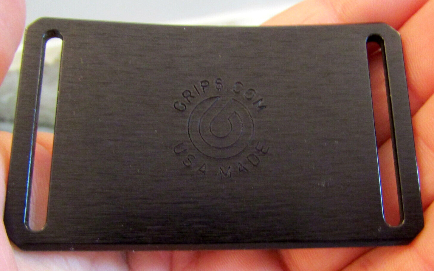 GRIP6 BELT BUCKLE – BLACK / NINJA – INTERCHANGEABLE for MEN and WOMAN