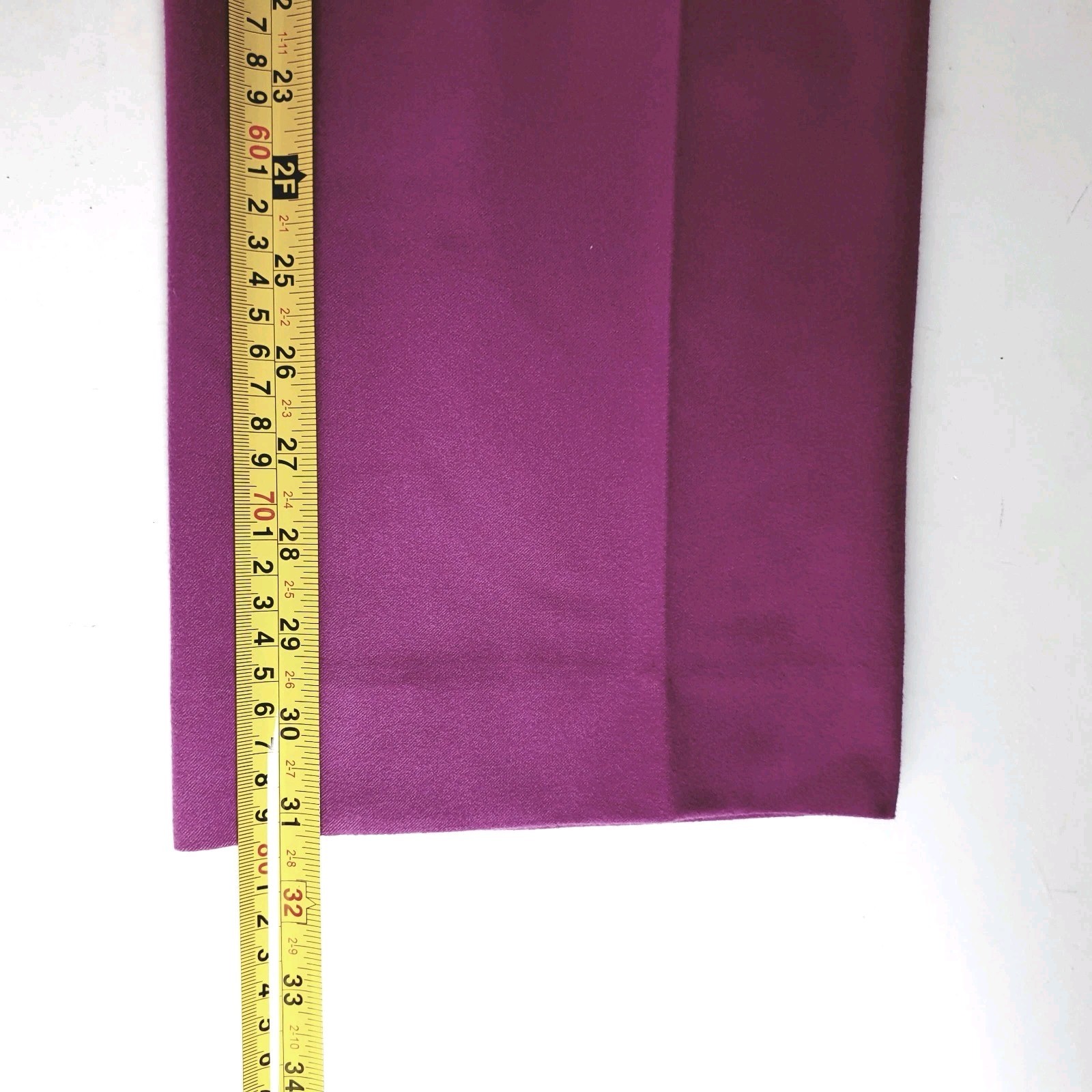 Madeleine Magenta Trousers Size 16 Straight Leg Occasion Summer