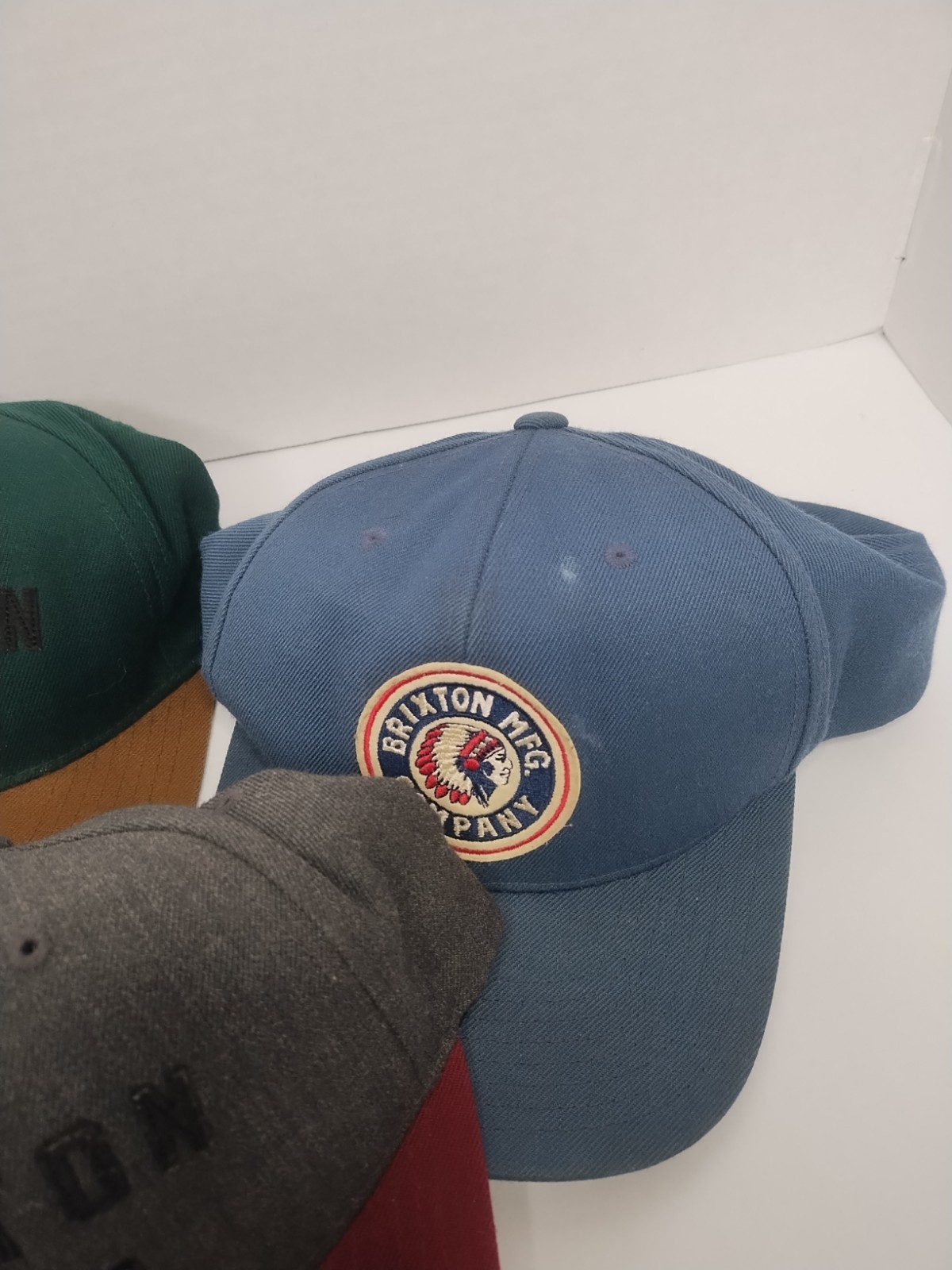 Brixton Manufacturering Hat Cap Adjustable SnapBack Flat Brim Lot 3