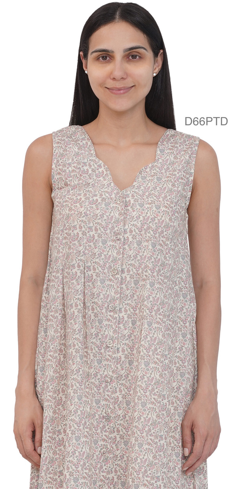 Cotton Lane Printed Shirt Waister