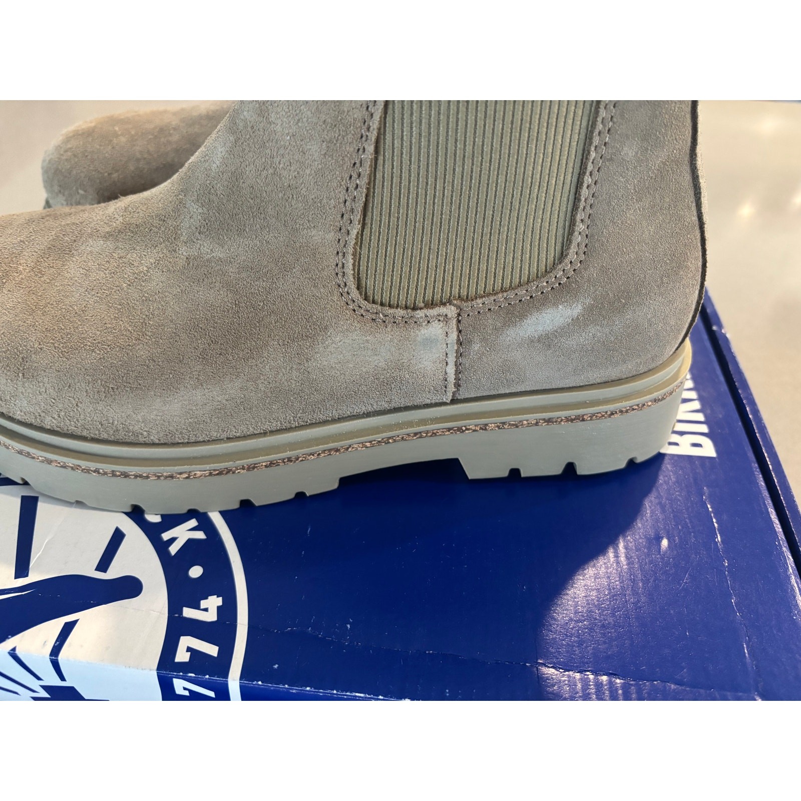 NWT Birkenstock Highwood Slip-On Suede Boot Size 38 (7-7.5)
