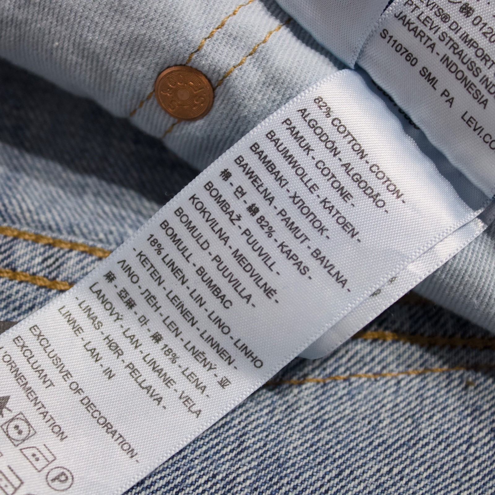 NWT $98 Levi’s Premium 568 Loose Straight Linen+ Medium Wash Jeans Men Sz. 31×32