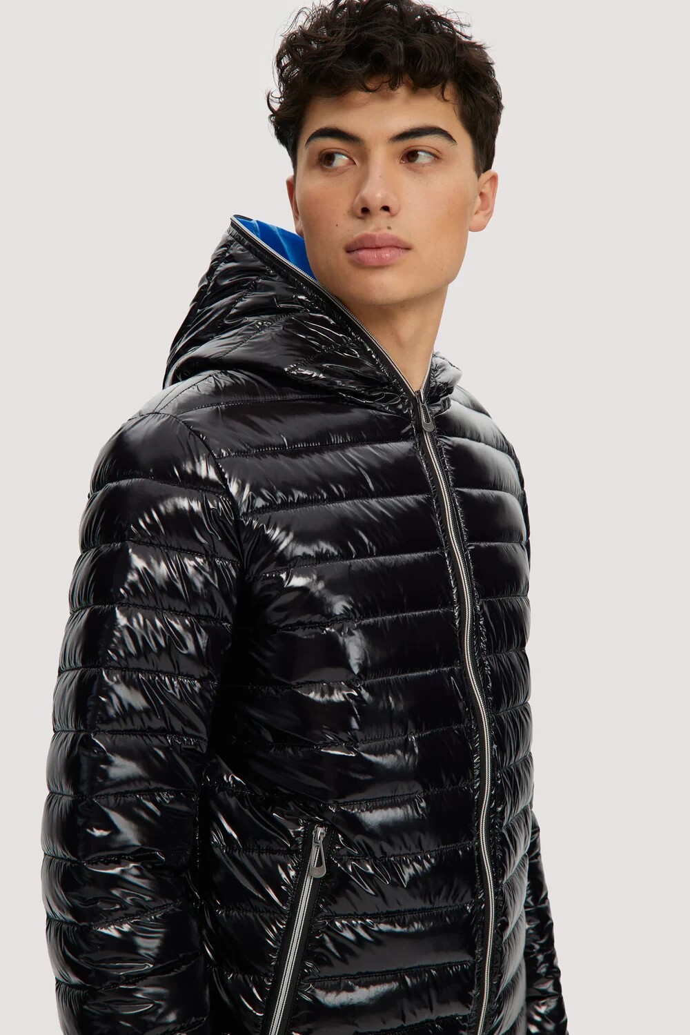 Designer Rare NOIZE Men’s $199 Army Diesel Neon Hooded Puffer Bomber Jacket XL