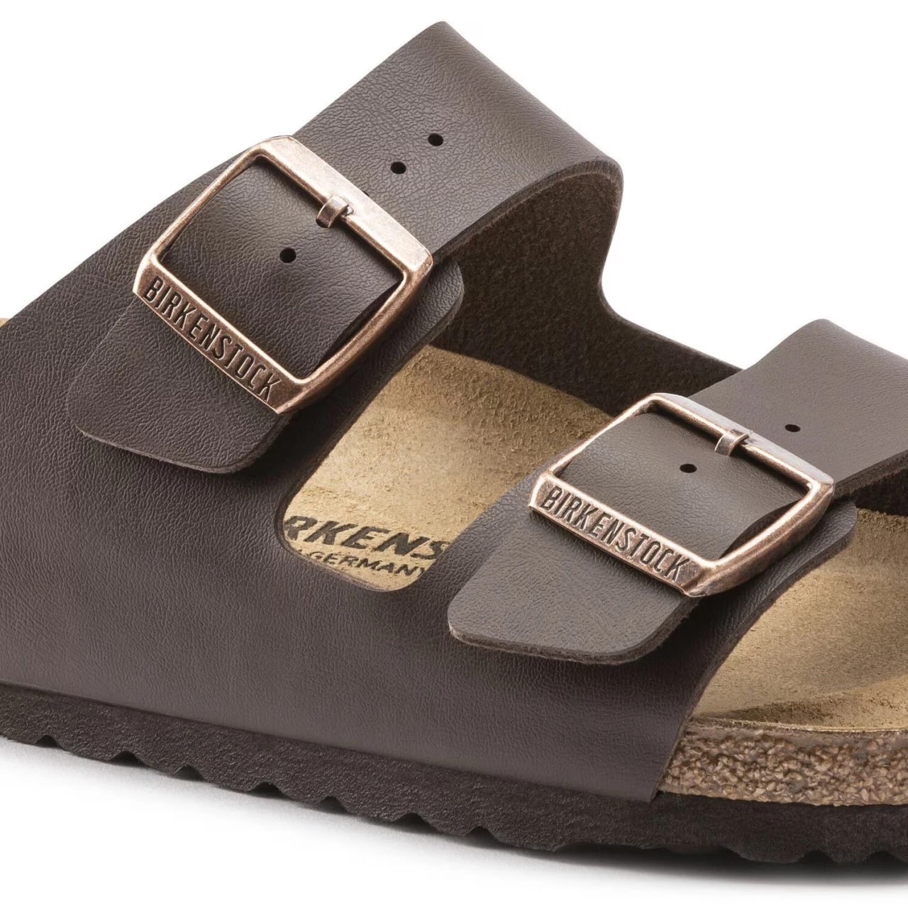 Birkenstock Arizona Birko-Flor Soft Footbed Unisex Sandals Select Size-Mocha