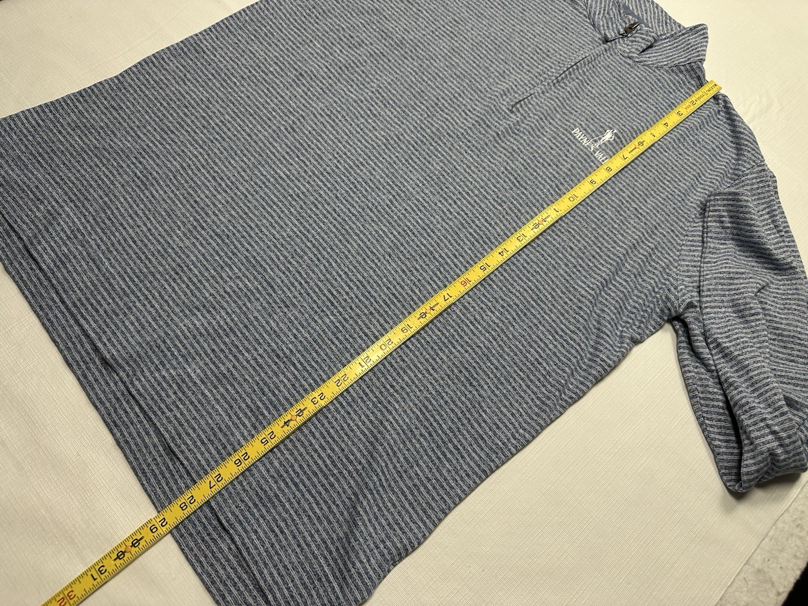 Johnnie-O Hangin’ Out Harvell 1/4 Zip Pullover Payne’s Valley Large Laguna Blue
