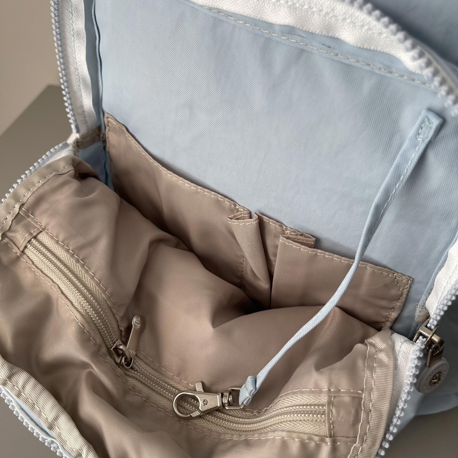 Kipling Seoul Up 17″ Laptop Extra Large Backpack in Frost Blue SP NWT