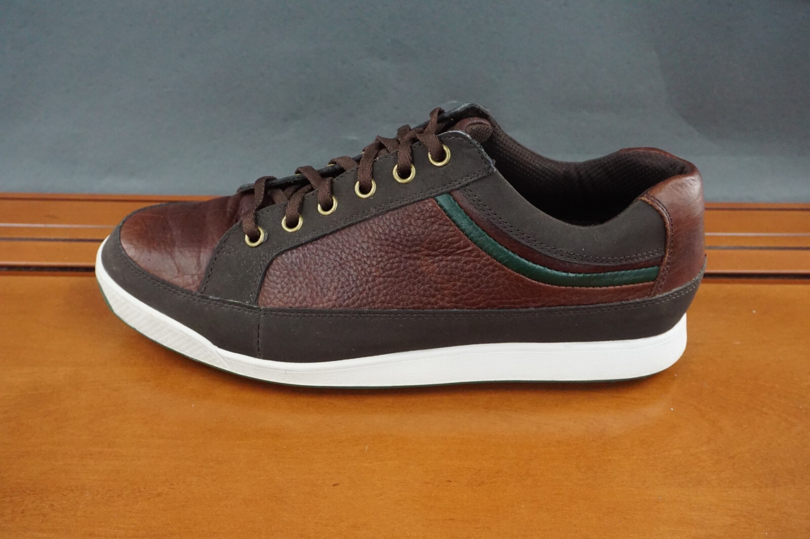 FootJoy Contour Men’s Size 8.5 W Shoes Brown Leather Lace Up Casual Golf Shoes