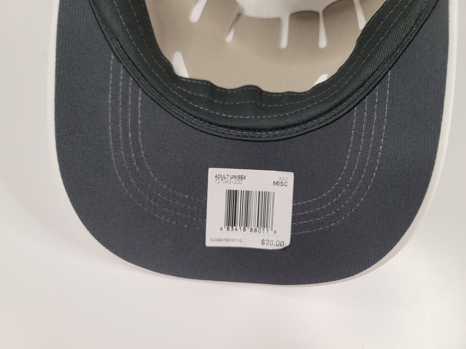 Nike Men’s Golf Hat White Legacy91 Adjustable Strap New