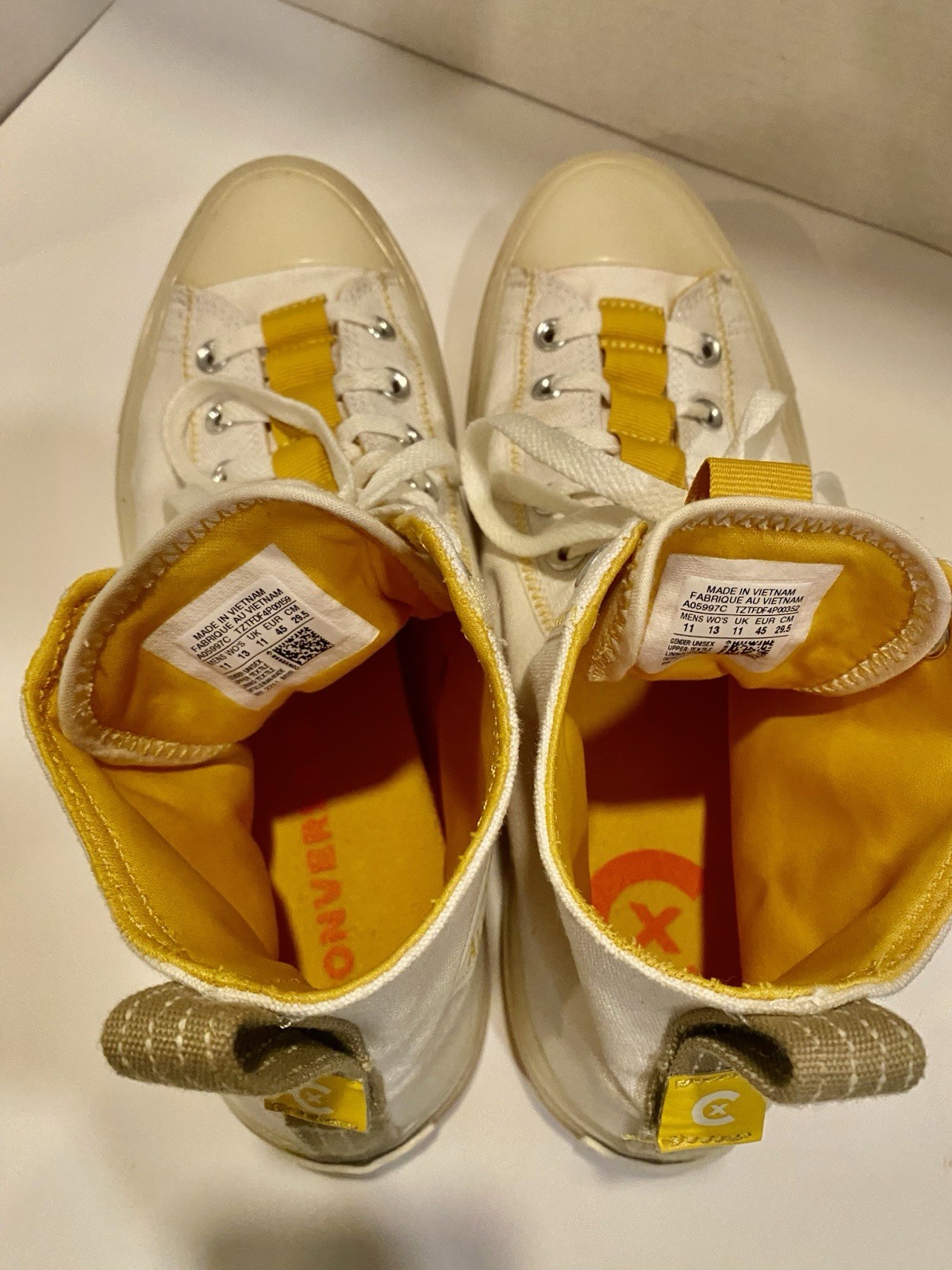Converse Chuck Taylor CX Explore White High Canvas Shoes 11 Men 13WomenA05997C