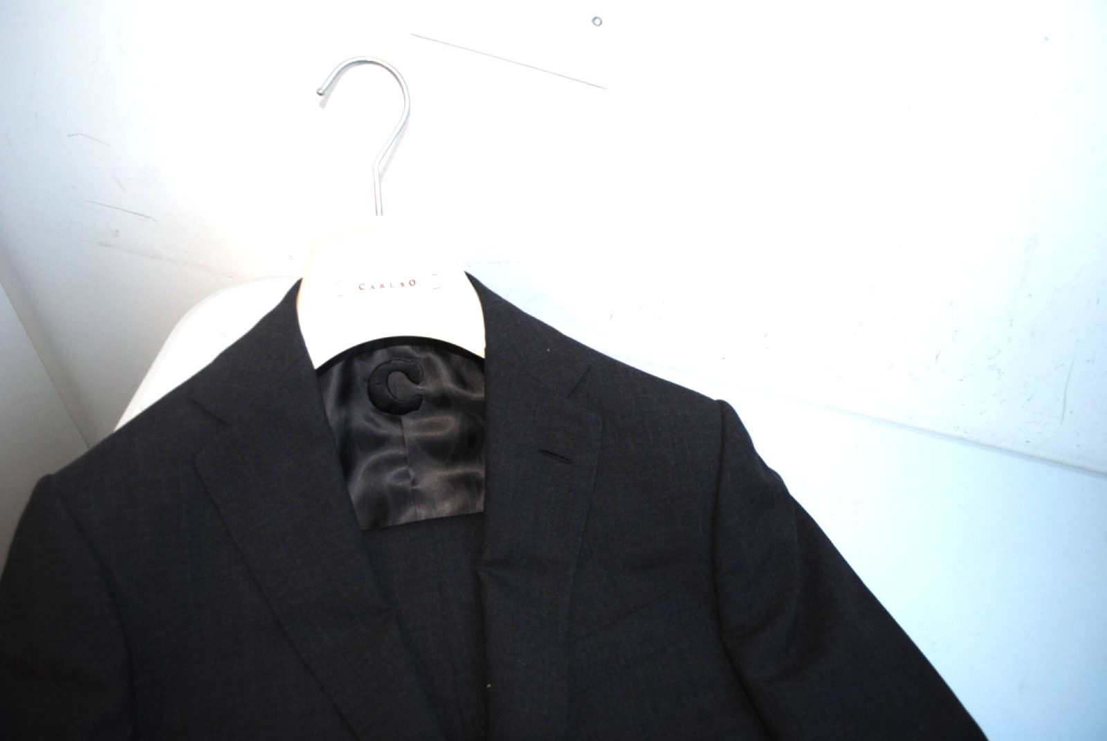 CARUSO TAILORING PARMA DRESS FRESH WOOL GREY WOOL 48 990.00 CART.7177L
