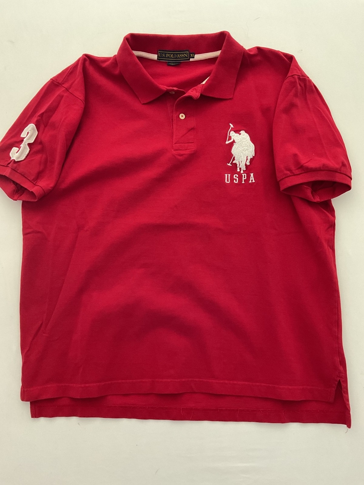 08/11 001 U.S. Polo Assn. Men’s Red Polo Shirt XL