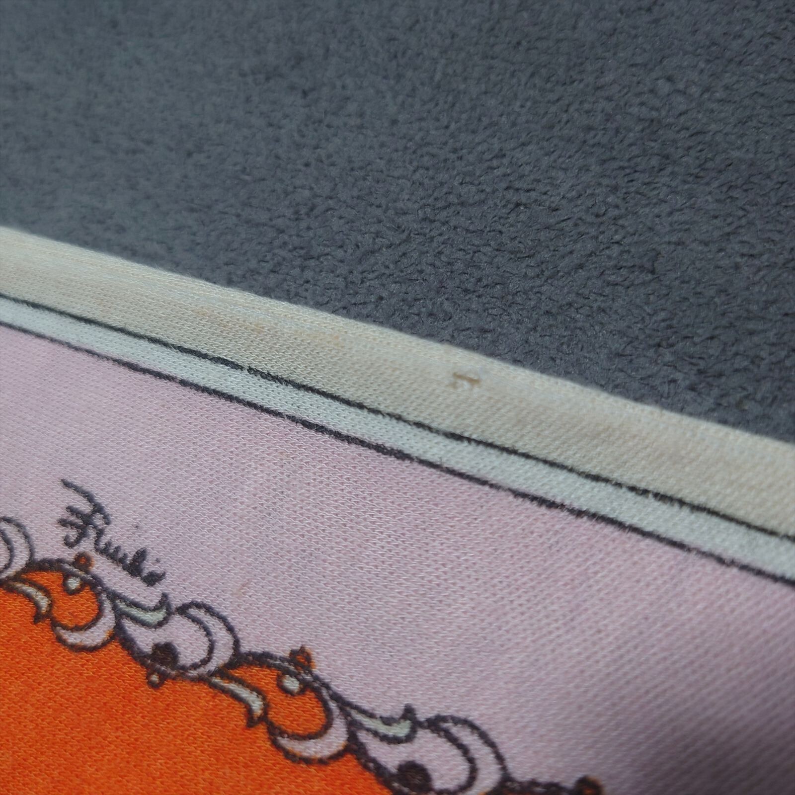 Emilio Pucci Scarf rectangle 200cm 78″ 15cm 5″ viscose wool orange brown pink