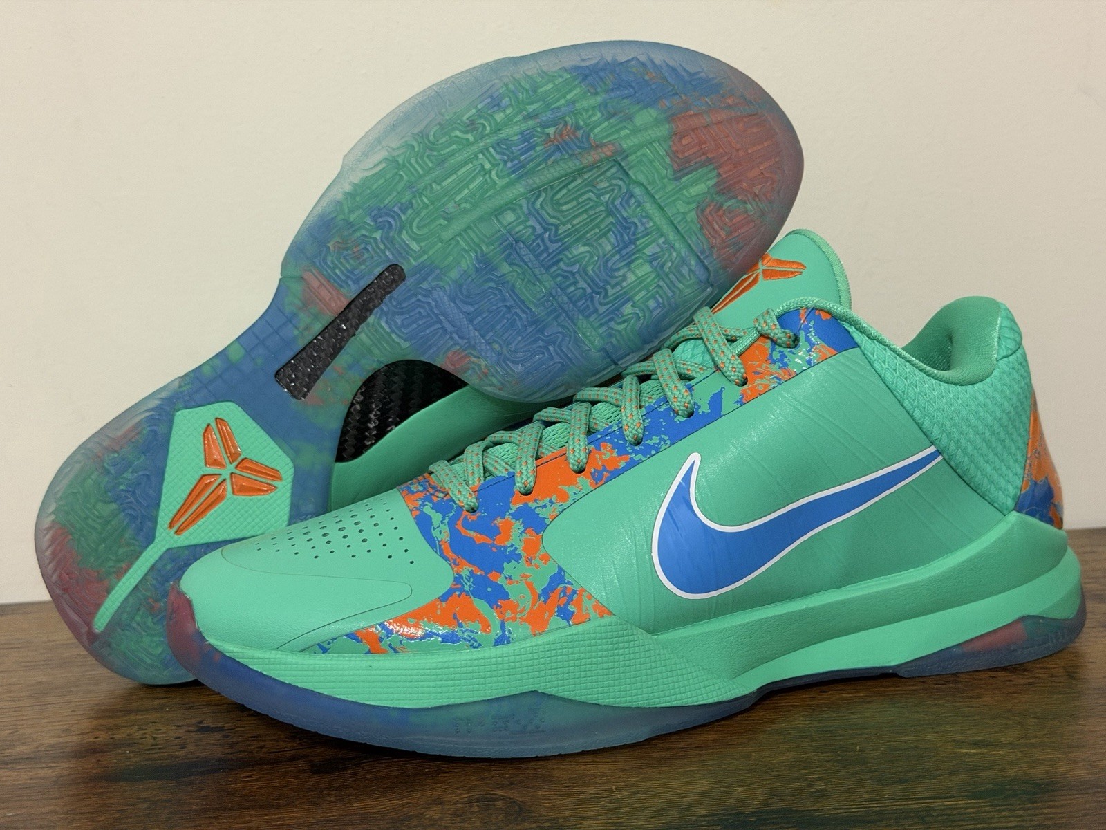 NIKE KOBE 5 PROTRO NY VS NY JALEN BRUNSON FINALS KNICKS IX1200-300 SIZE 15 NEW