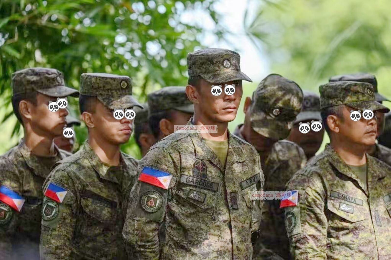 Original Philippines Armed Forces PHILARPAT Camouflage Uniforms Cap Hat