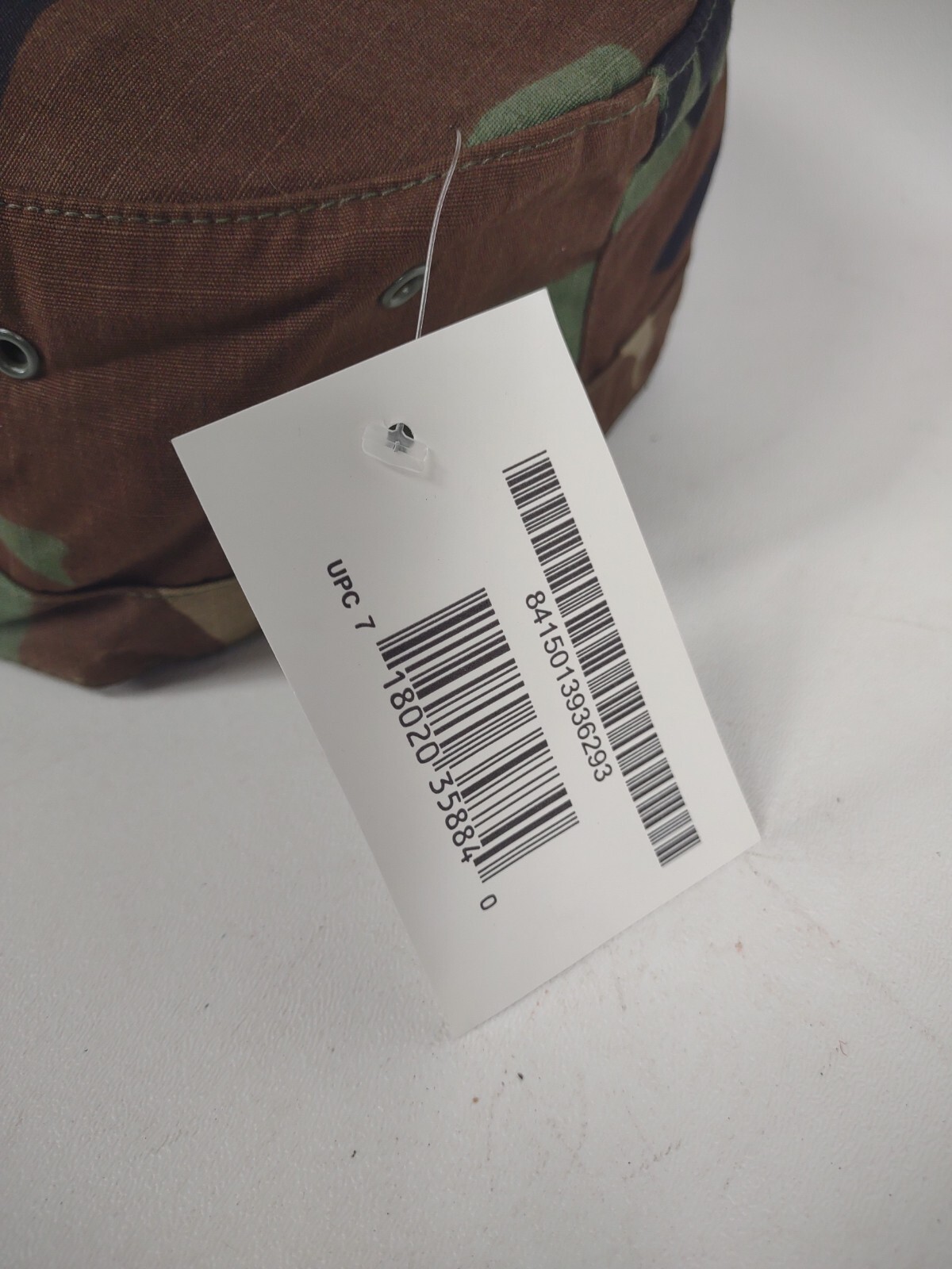 US Army Military Issue BDU Woodland Camo Hot Weather Cap Hat Size 6 7/8 NEW