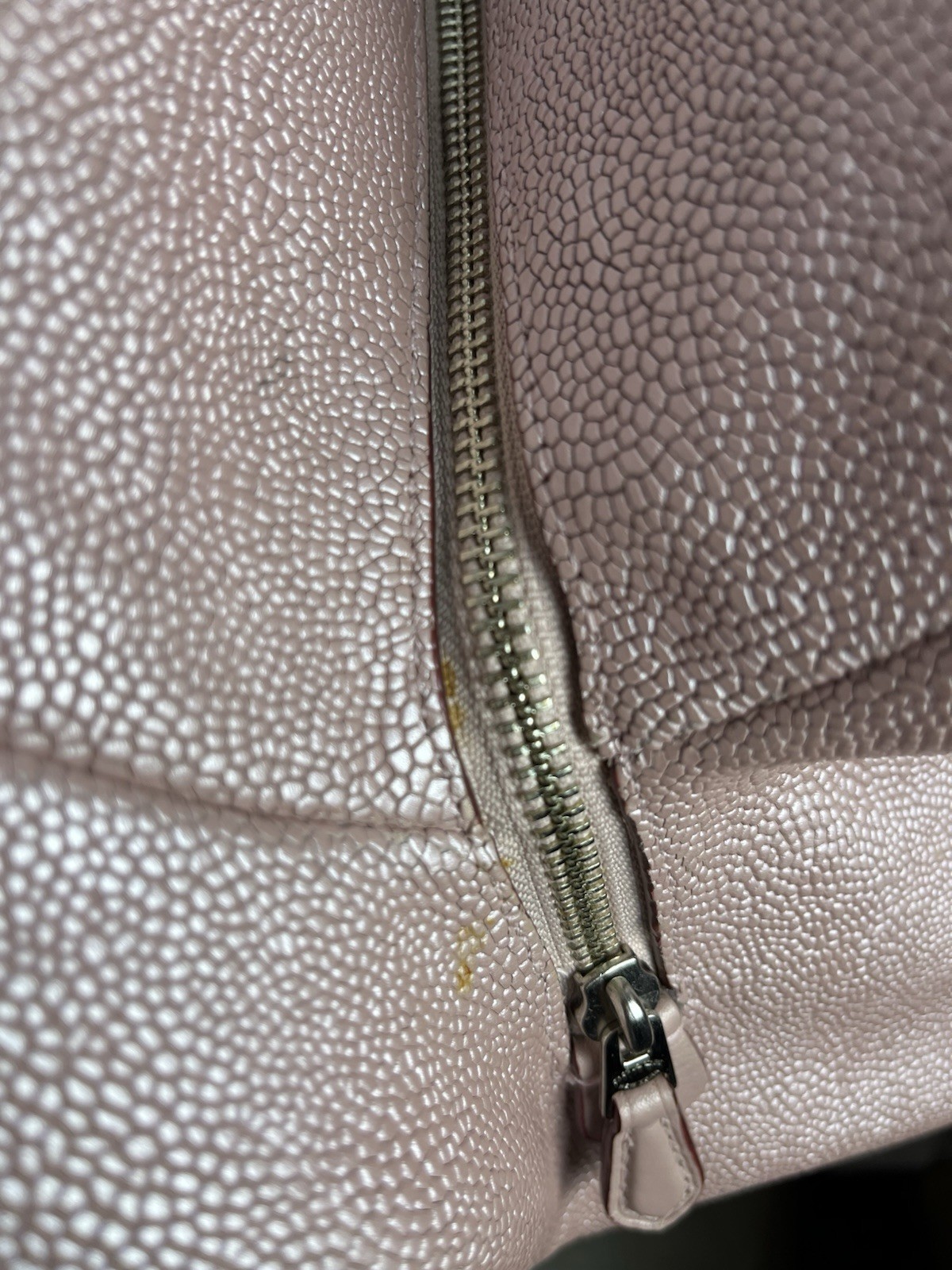 Coach F35211 Phoebe Madison Studded Caviar Pink Leather Shoulder Bag Tuberose