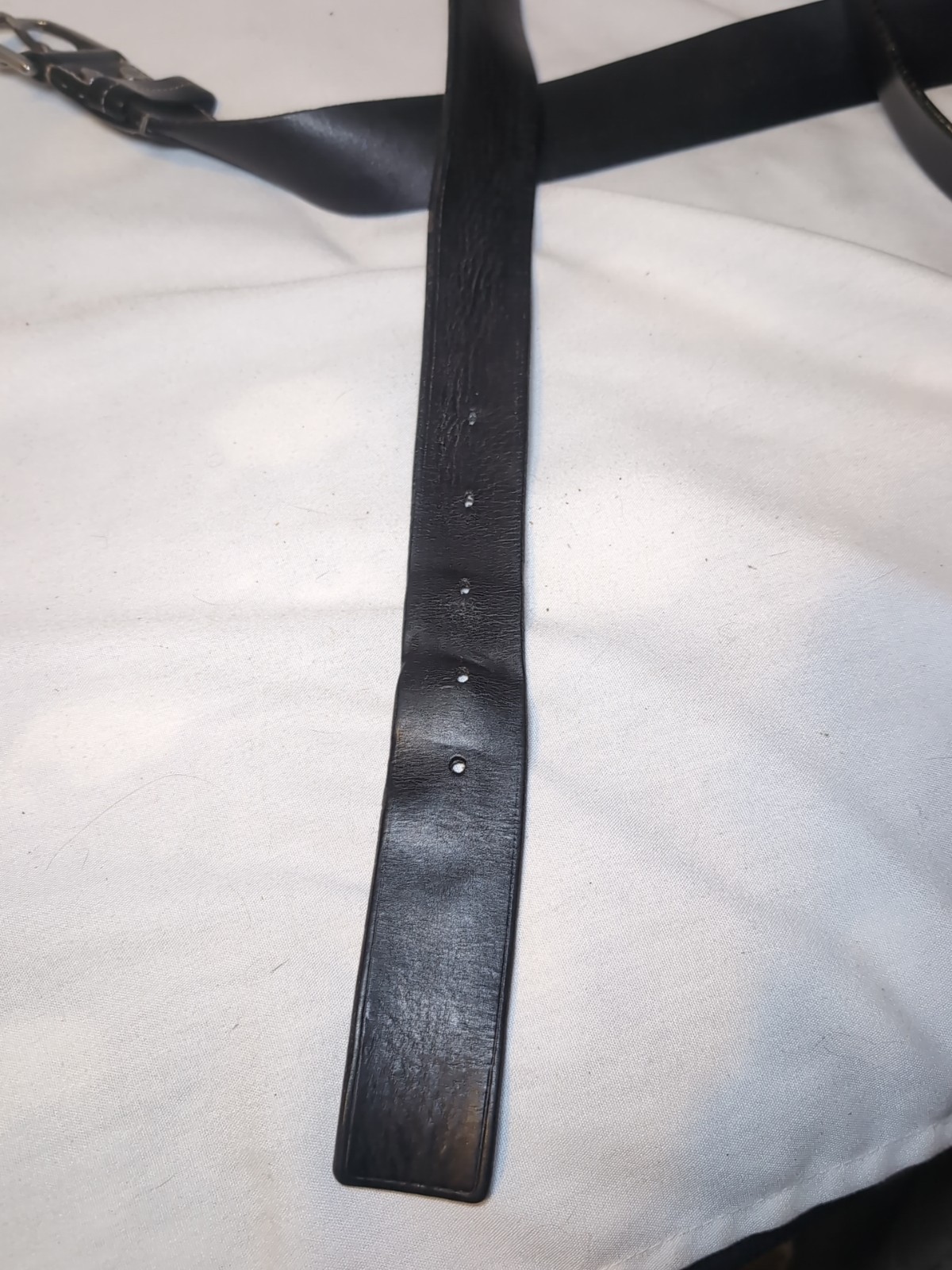 Coach Leatherware – Men’s Belt – Black W/ Silver Tone Buckle – 42” 105cm