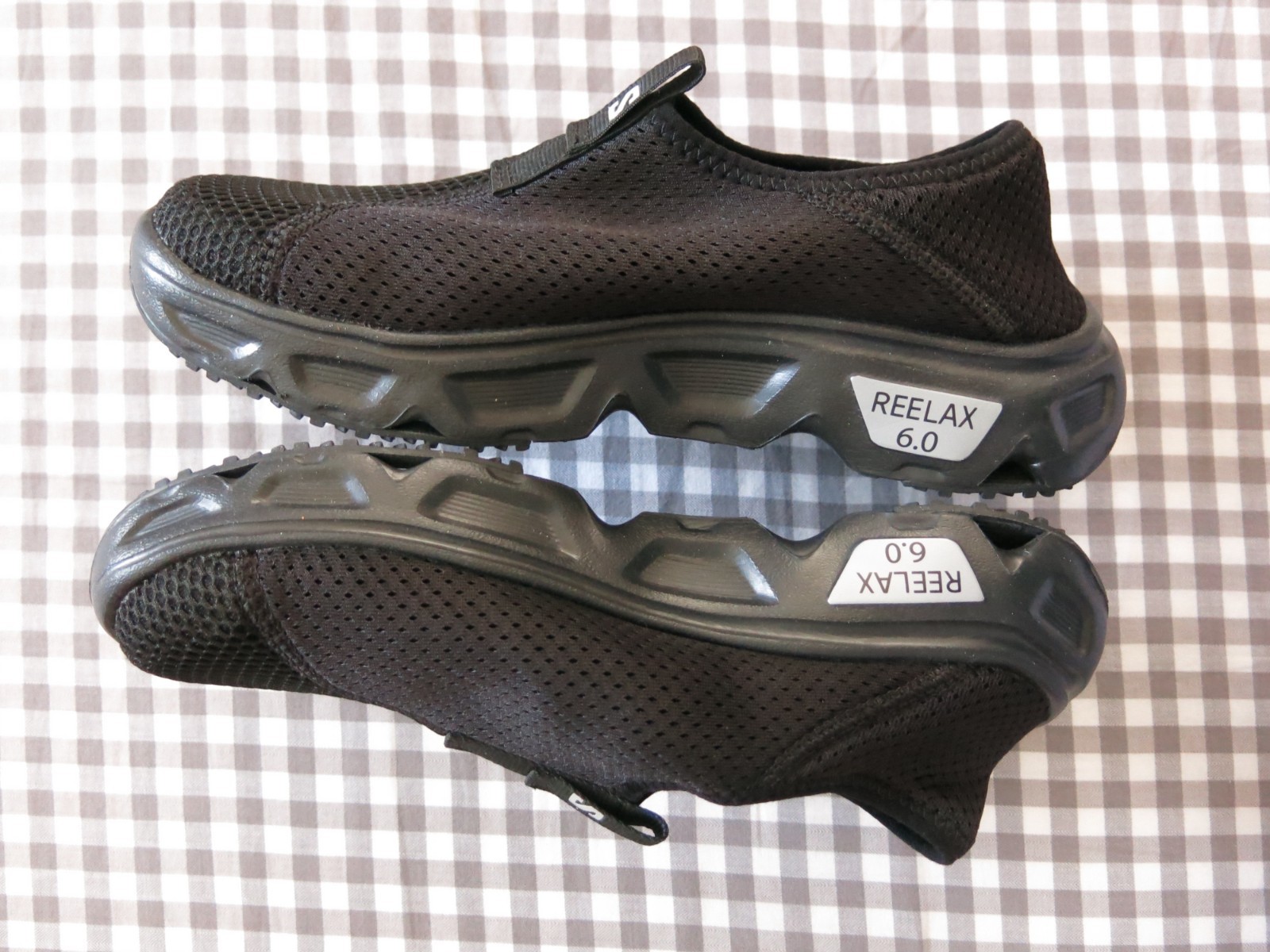 Salomon Reelax 6.0 Trail Running Moc Shoes Black UK 4.5 ~ EU 37 1/3 ~ US 6-6.5