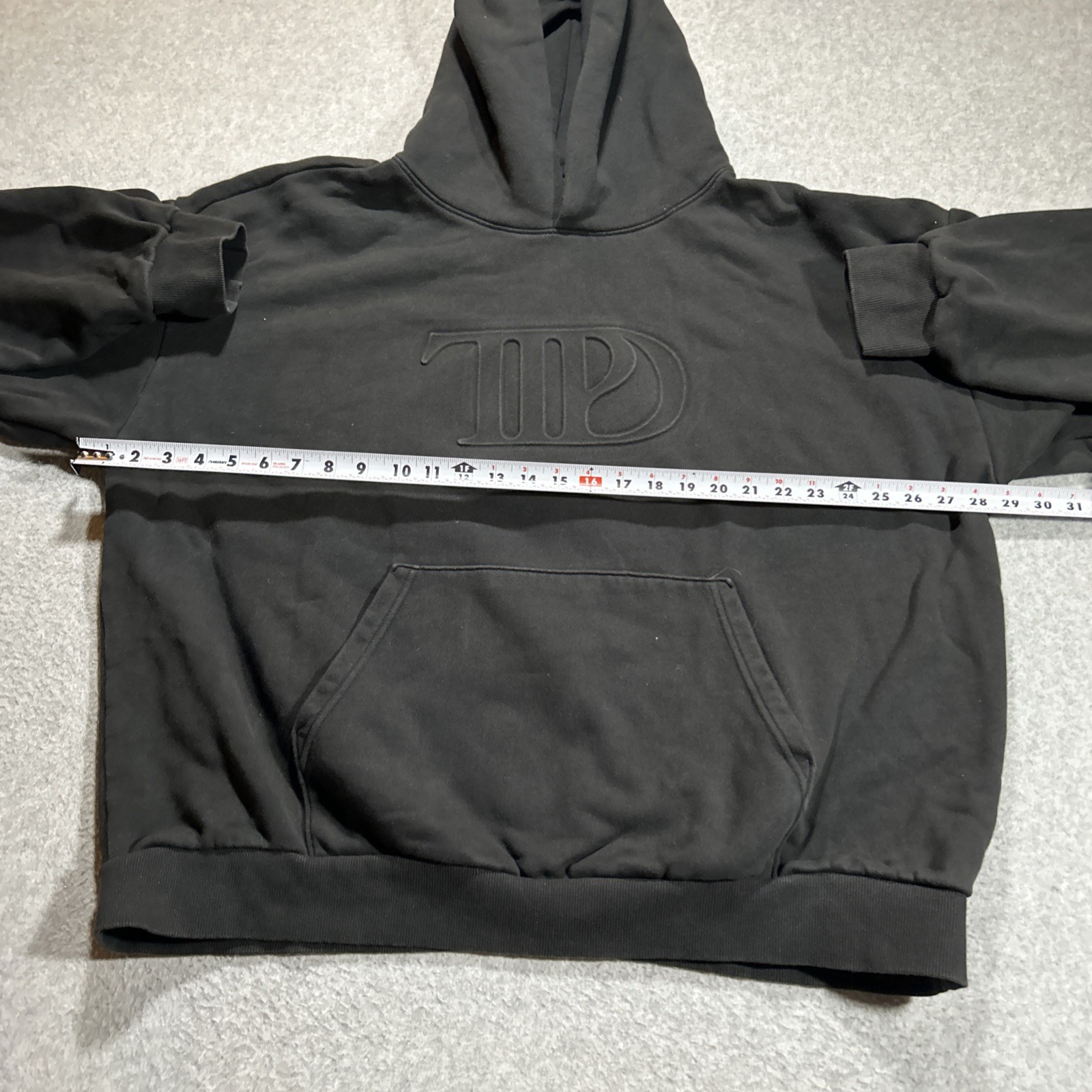 The Tortured Poets Department Taylor Swift Hoodie Sweatshirt – Size XXL – Black