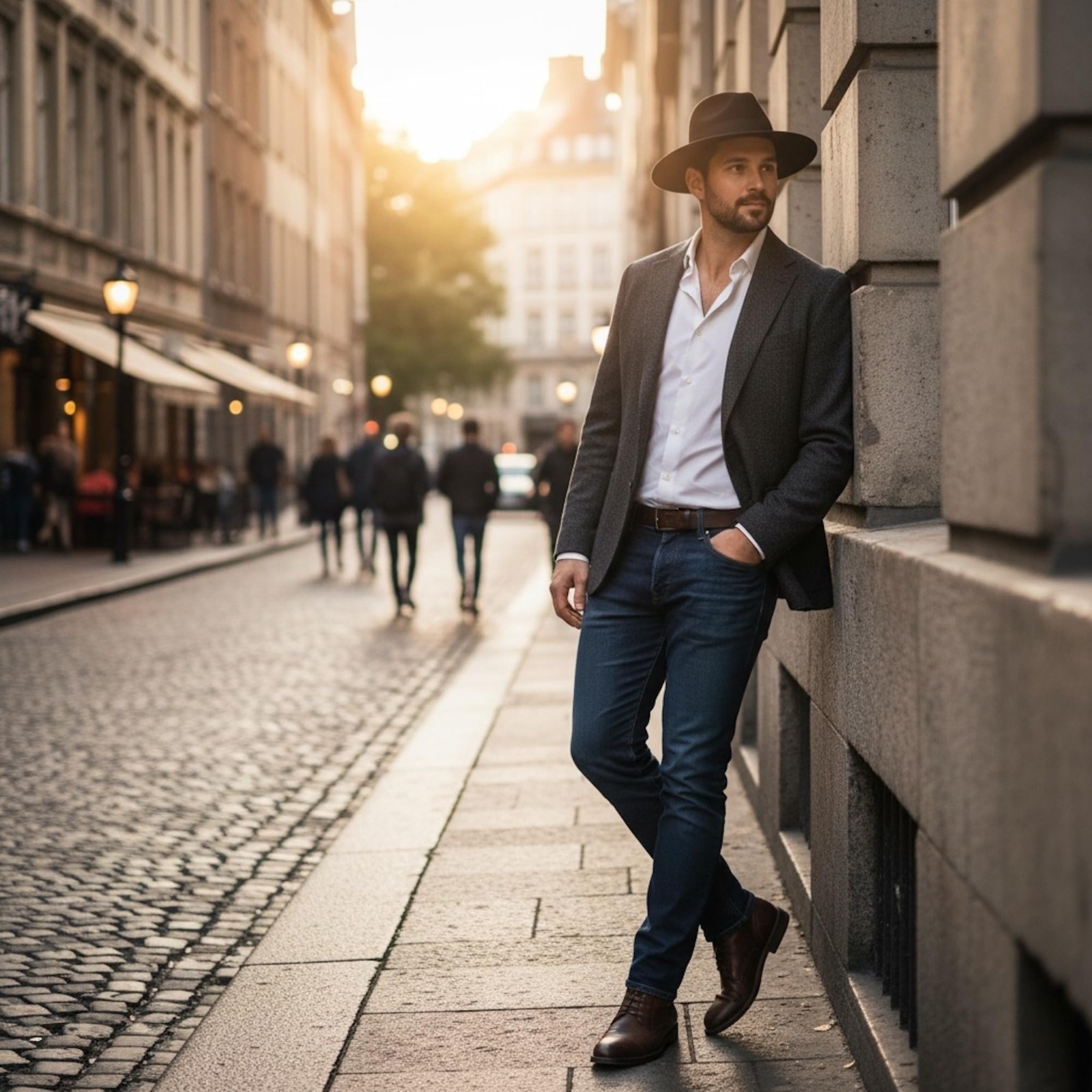 Vintage Wide Brim Fedora Hat for Men & Women | Classic 1920s Panama Style