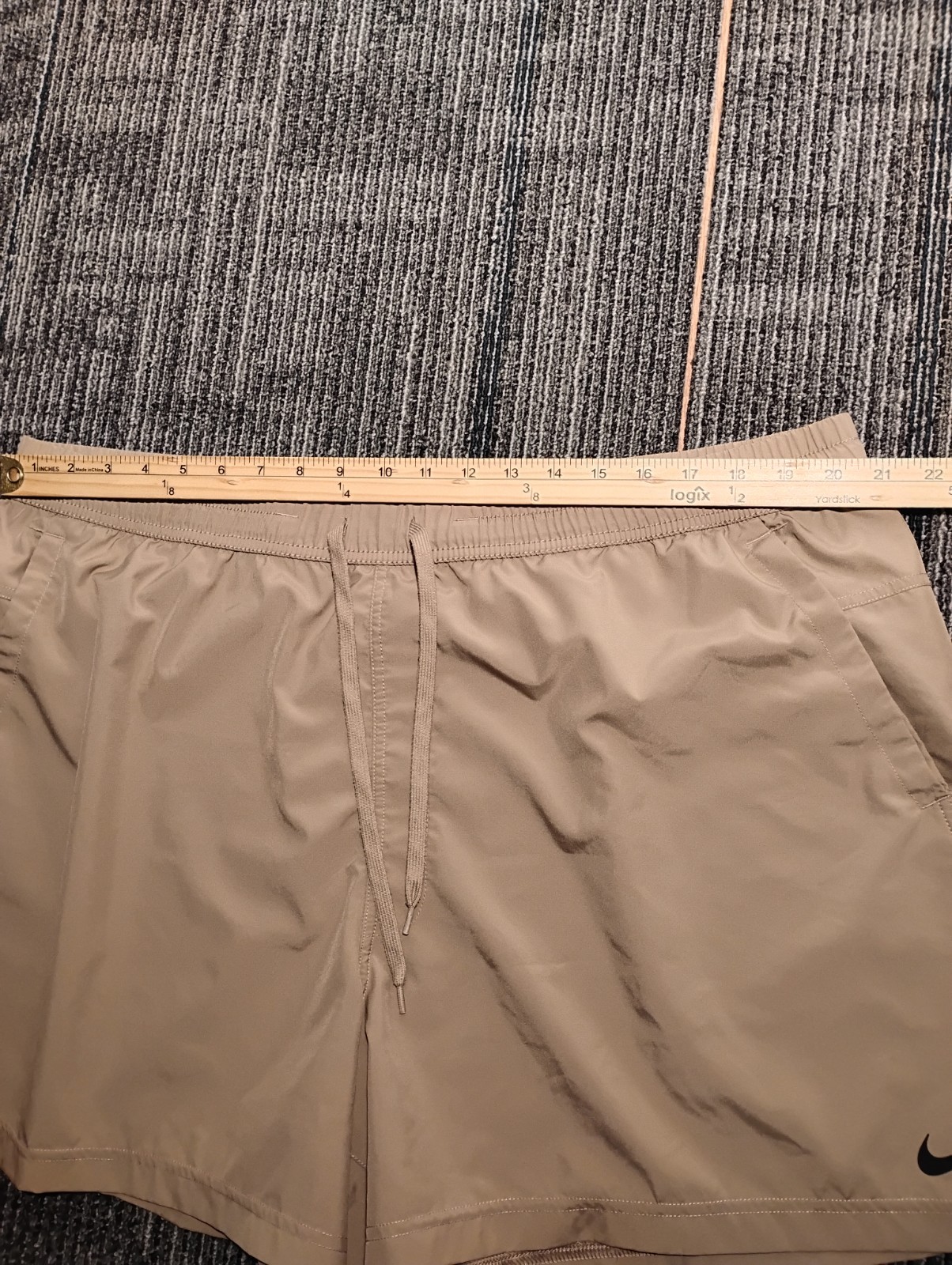 Nike Dri-Fit Form Unlined Versatile Shorts- Men’s Size 3XL Desert Khaki 5 Inseam