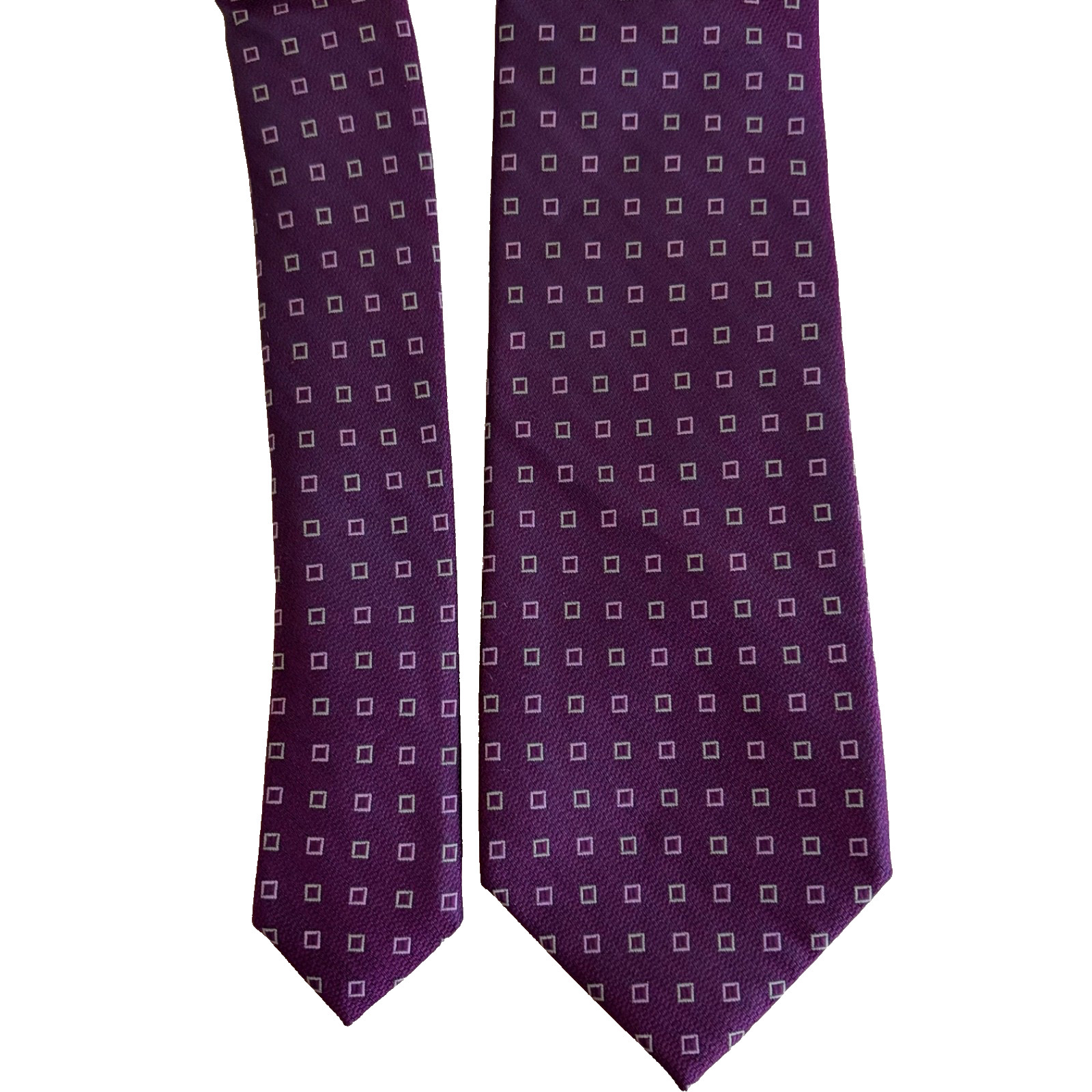 Corporate Image for Tom James Neck Tie Men’s Purple Printed Geometric