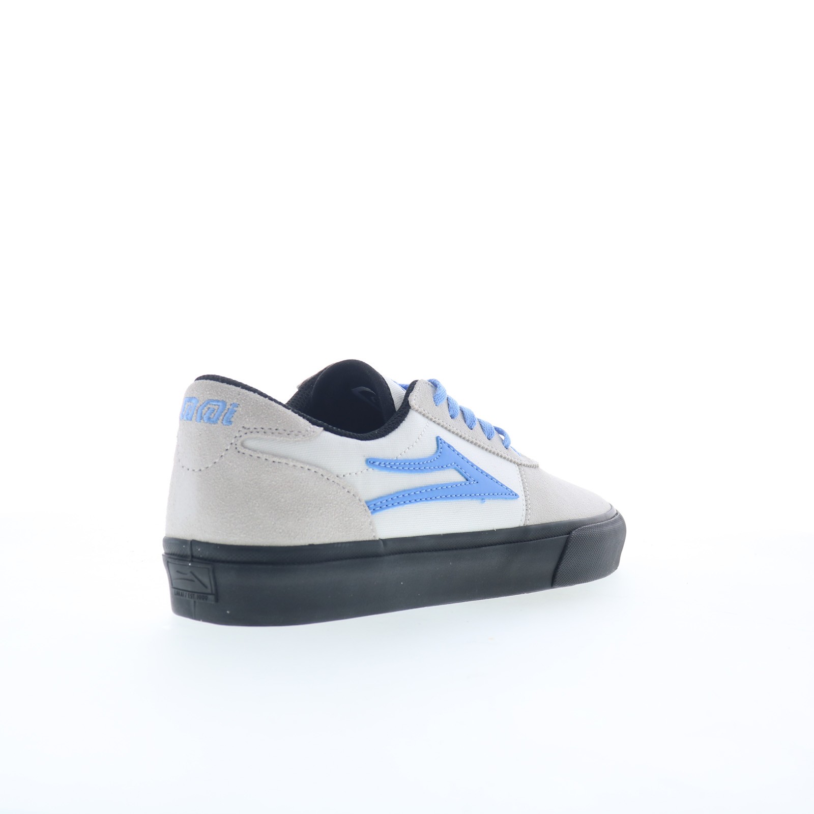 Lakai Manchester Mens White Suede Lace Up Skate Inspired Sneakers Shoes