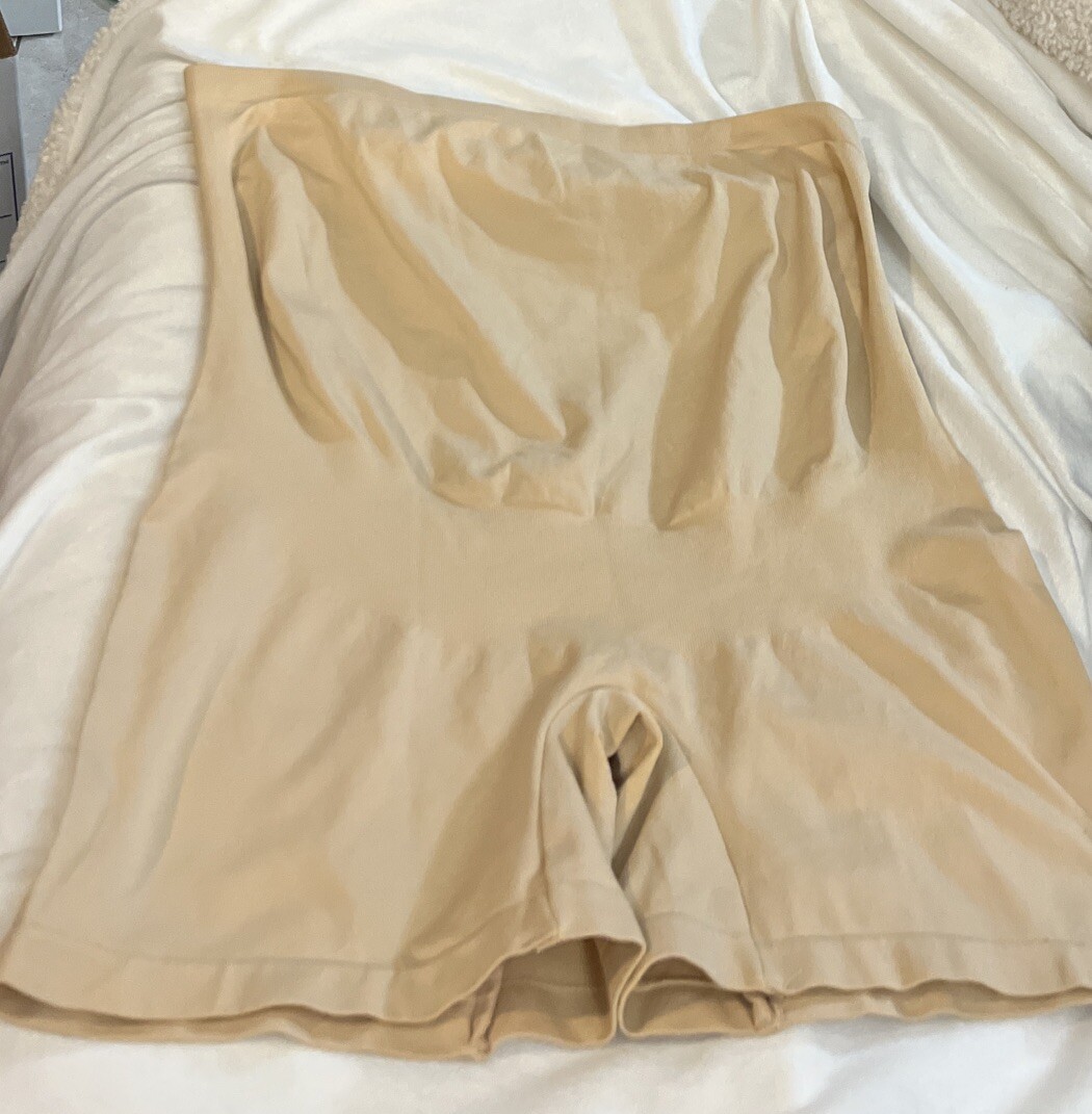 Womens Belly Bandit Basics Maternity Support Shorts – Nude Size Large