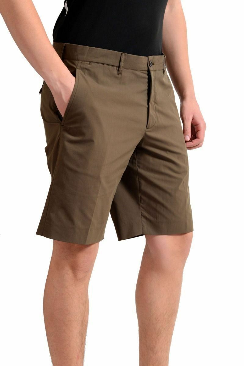 Prada Men’s Dark Brown Casual Shorts Size 28 30 32 34 36
