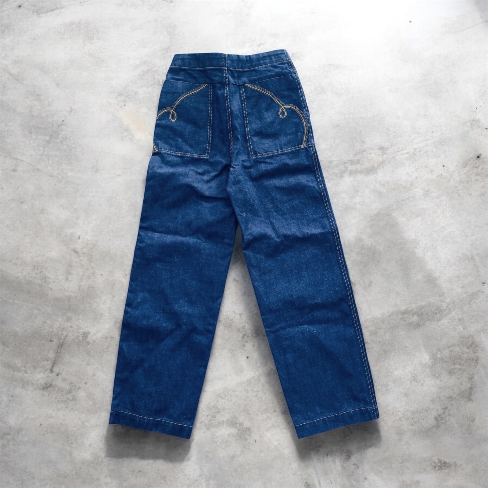 Sz 26 Tory Burch Wide Legs Carpenter Denim Summer 2022