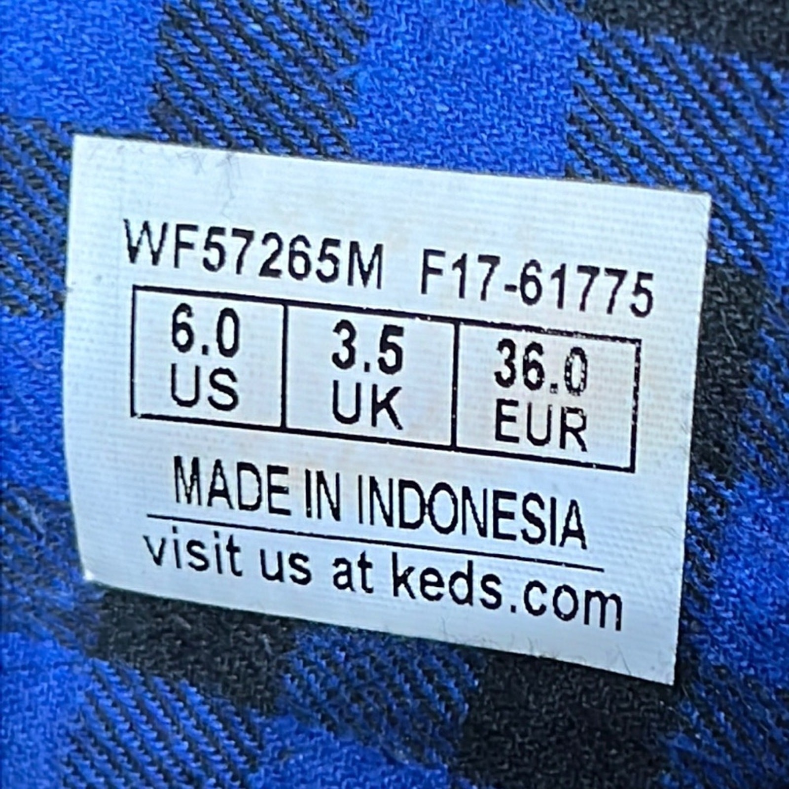 Keds Scout Splash Black Blue Water Resistant Twill Waxed Canvas Boots Womens 6
