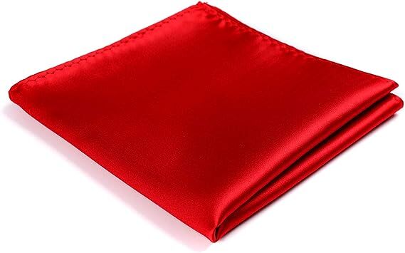 Fortunatever Mens Solid Color Tie, Pocket Square, Neckties, Regular or Skinny