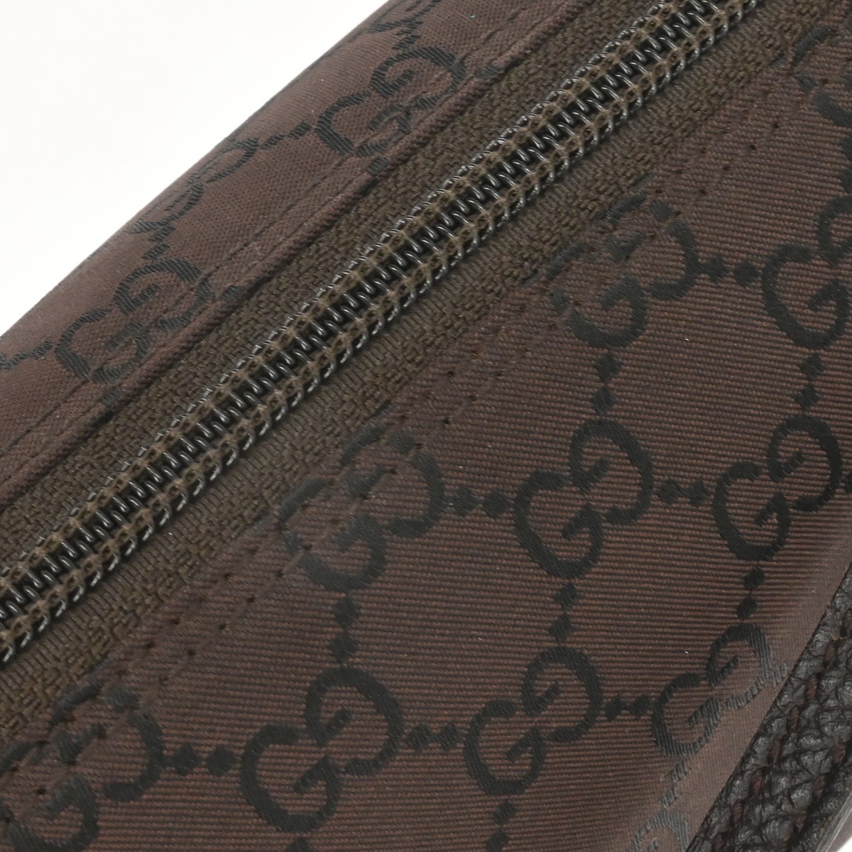 Best06 Gucci Brown Canvas GG Tote Handbag 257300 204046 BQ01177