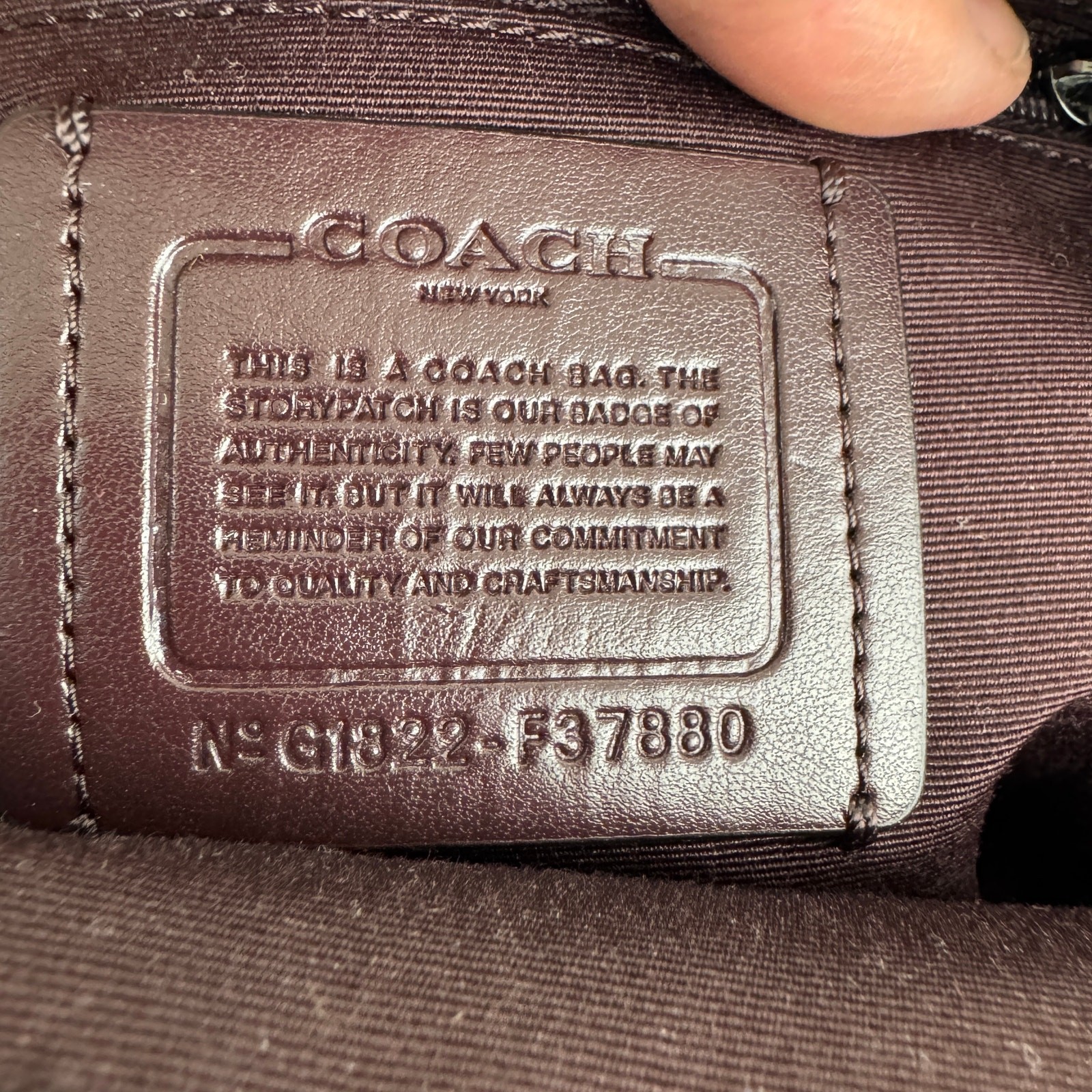 Coach Mini Charlie Backpack Tiger Stripe Coated Canvas Leather