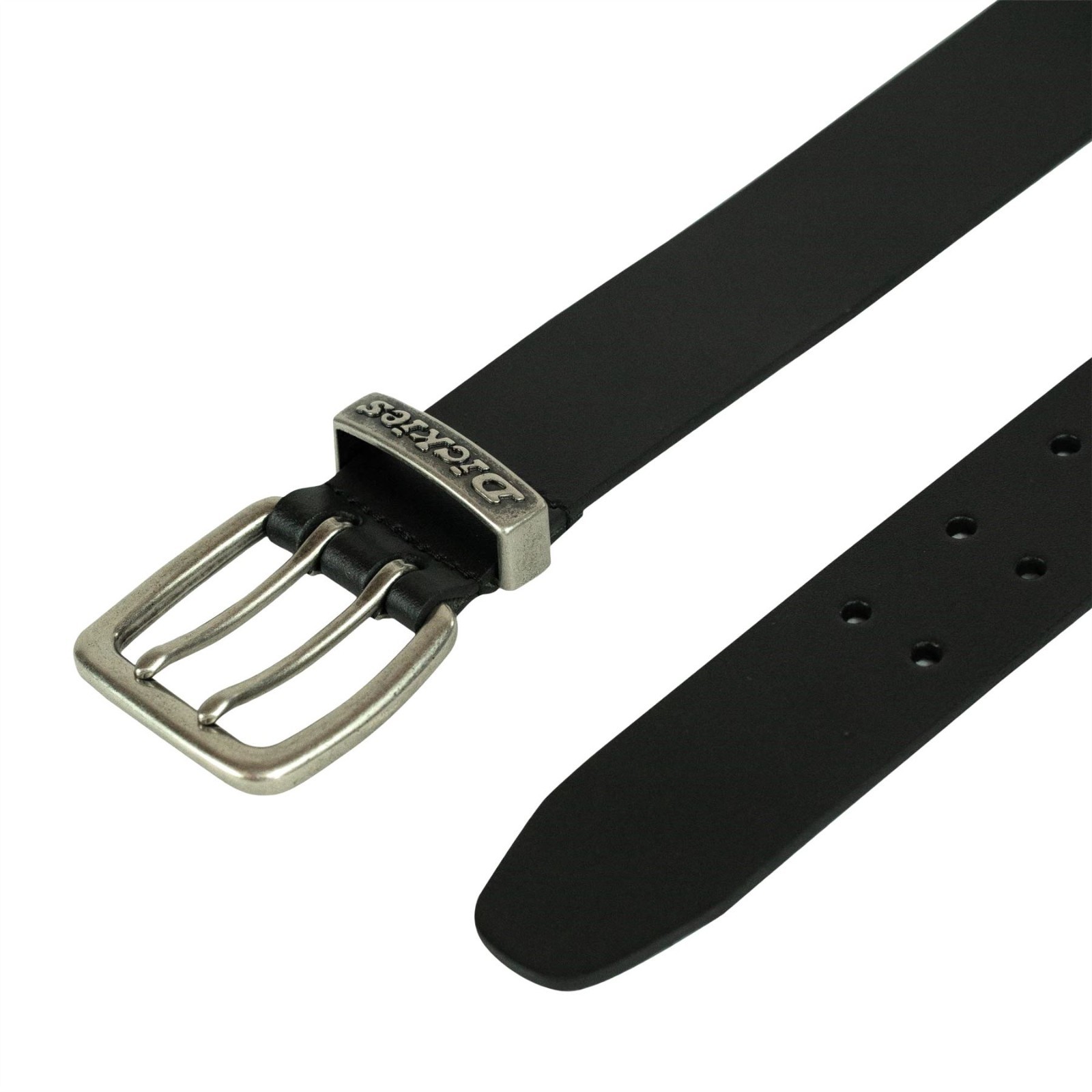 Dickies Men’s 1.49 In (38MM) Wide Two Prong Casual Leather Belt 2X 46-48 Black