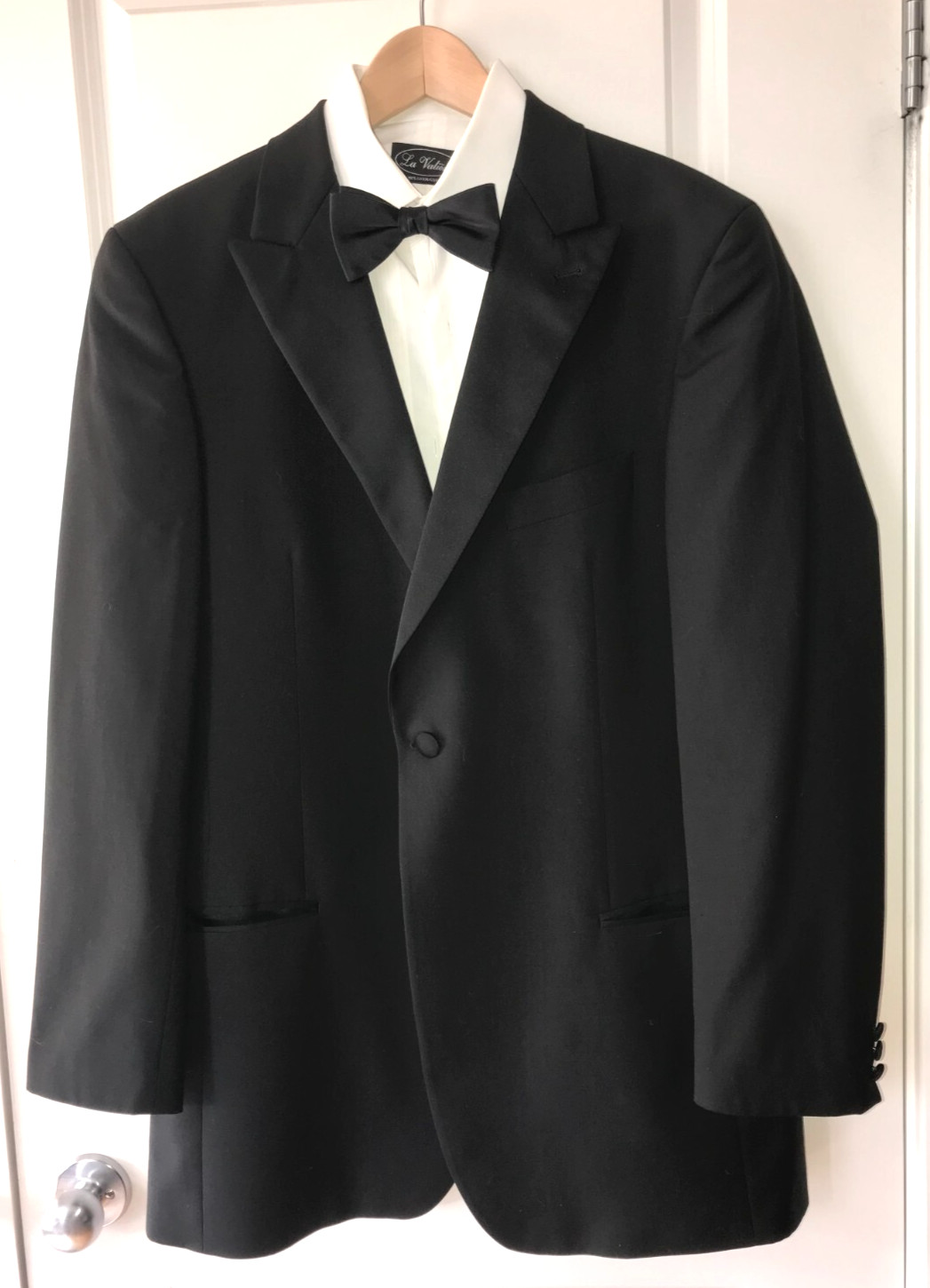 STRELLSON SEAN CONNERY COLLECTION CLASSIC BLACK TUXEDO 40R TUX SHIRT CUMMERBUND+