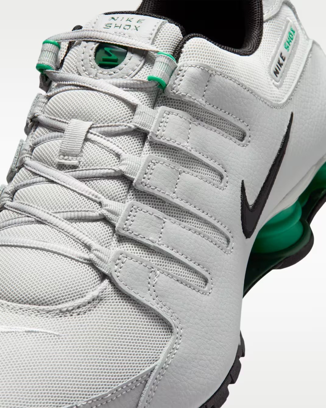 Nike Shox NZ Grey Fog Stadium Green Black IQ8263-001 Men’s Sizes NEW