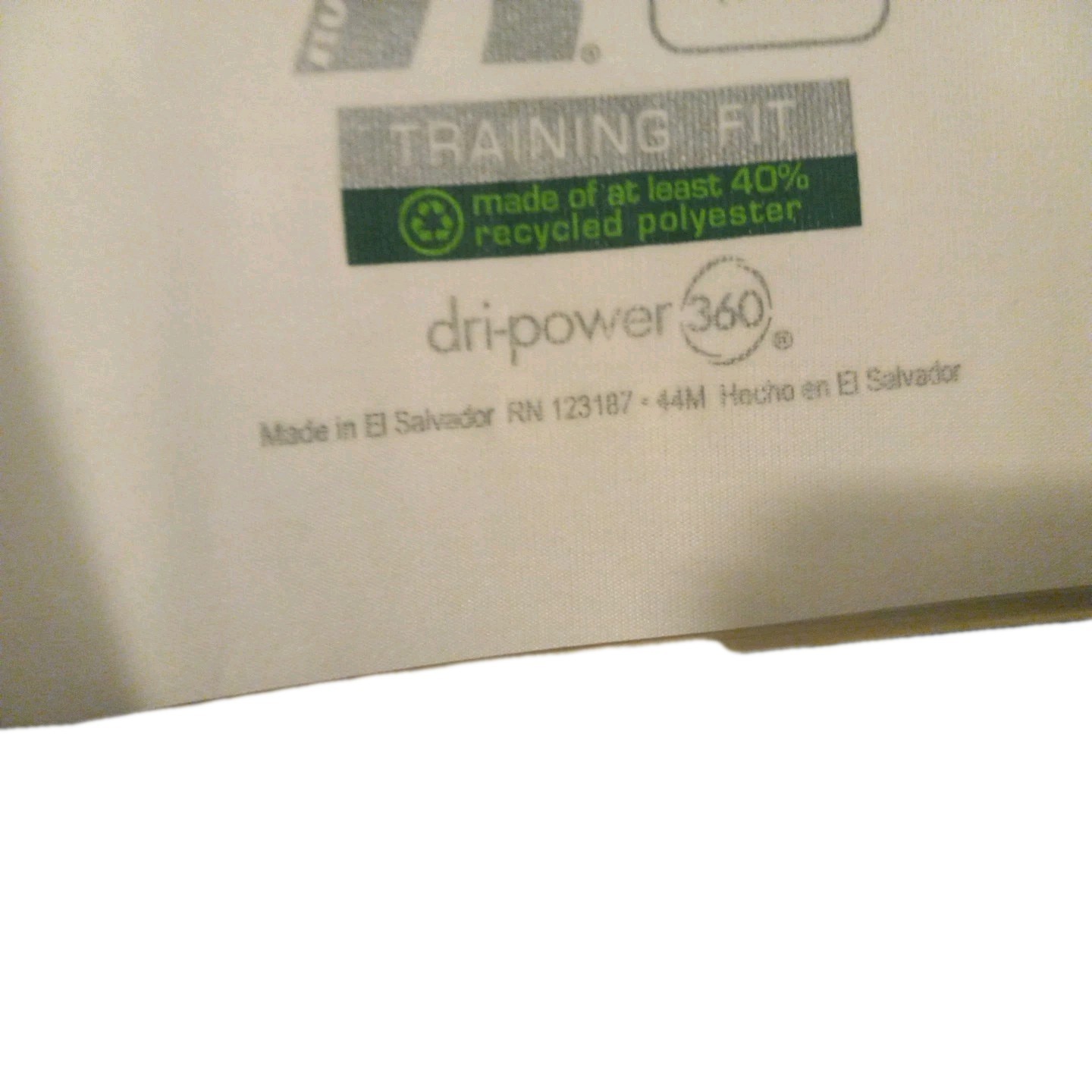 Russell Athletic Mens Dri-Power 360 stretchy tshirt white short sleeve white NEW