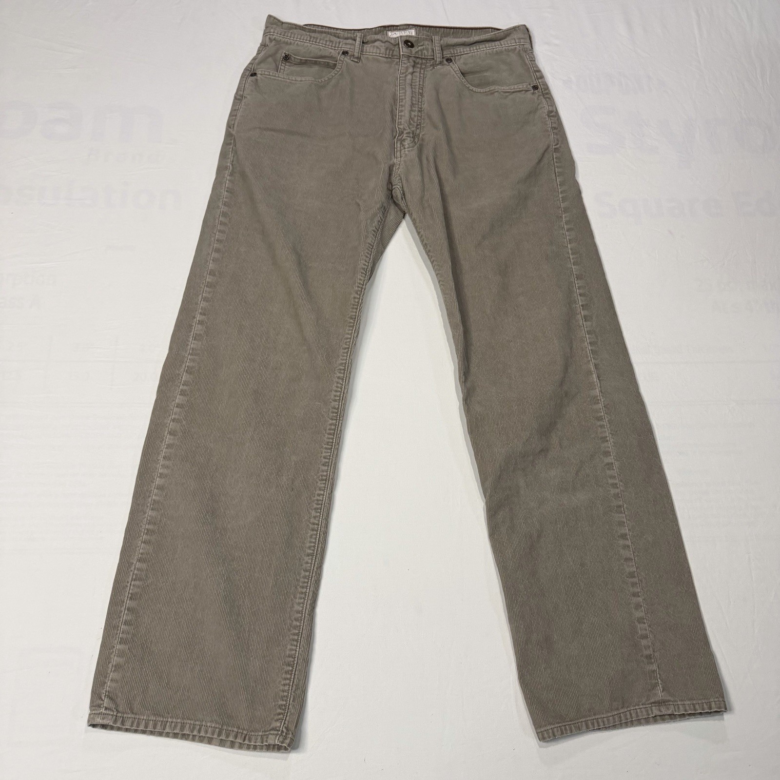 J.Crew Men’s Vintage Corduroy Pants 32×30 Straight Fit Beige 100% Cotton