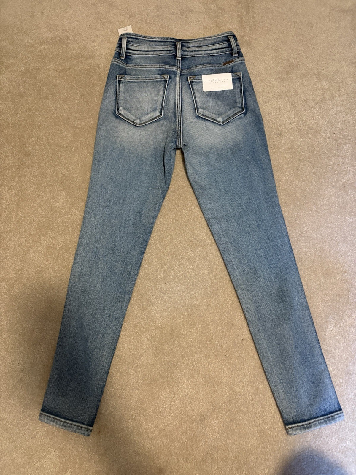 KanCan Women’s Kurvy Ultra High Rise Skinny Ankle Distressed Blue Jeans 26 – NWT