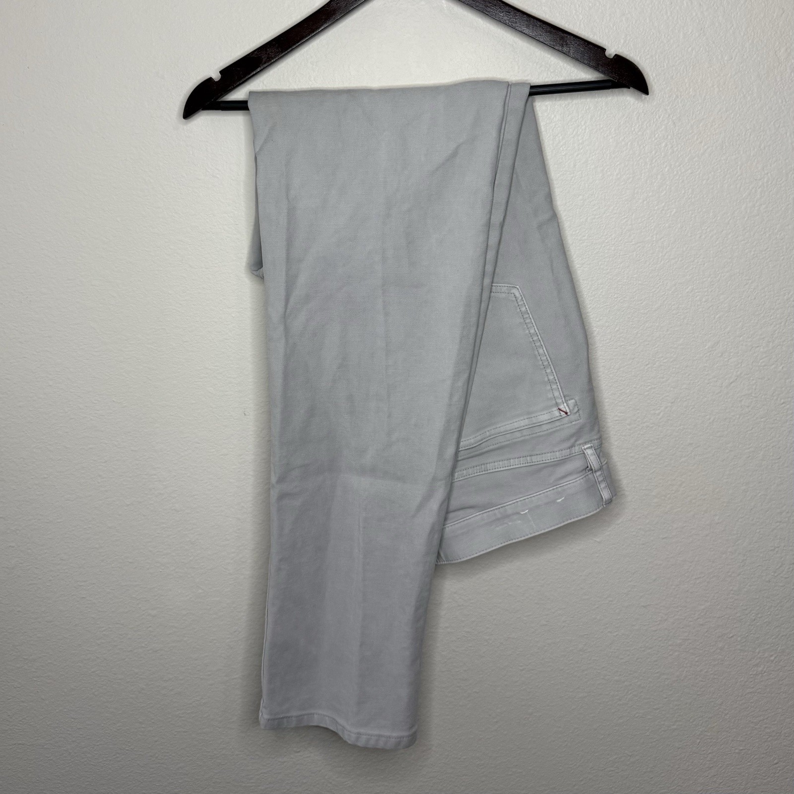 Marine Layer 34×34 Flex Terry 5 Pocket Slim Straight Fit Light Gray Men’s Pants