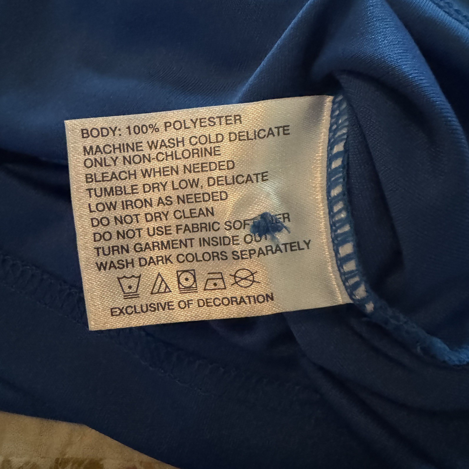 DEEP EDDY VODKA Royal Blue Short Sleeve Collared Performance Polo Shirt XXL Mens