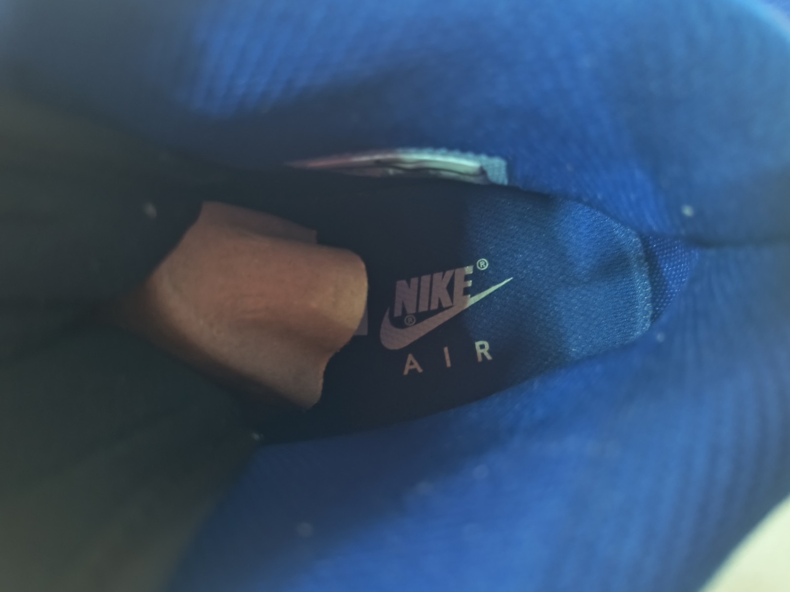 NEW Nike Air Force 1 High 07 Lv8 Platinum Deep Royal Blue 806403 009 NIB Sz 10.5